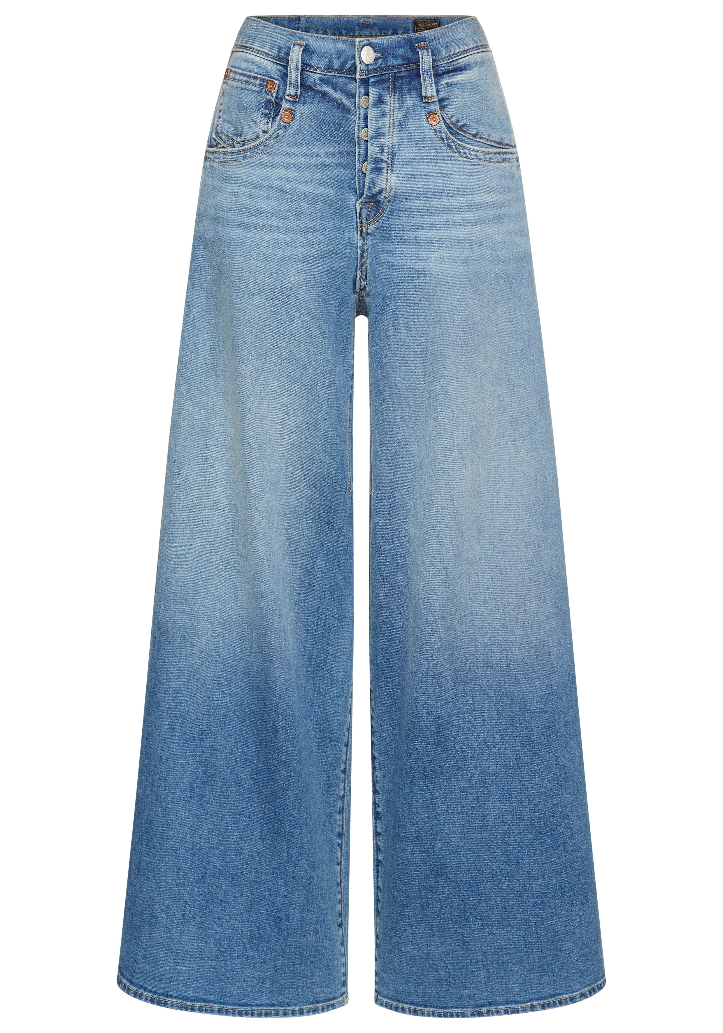 Herrlicher High-waist jeans Shyra Palazzo Denim Comfort