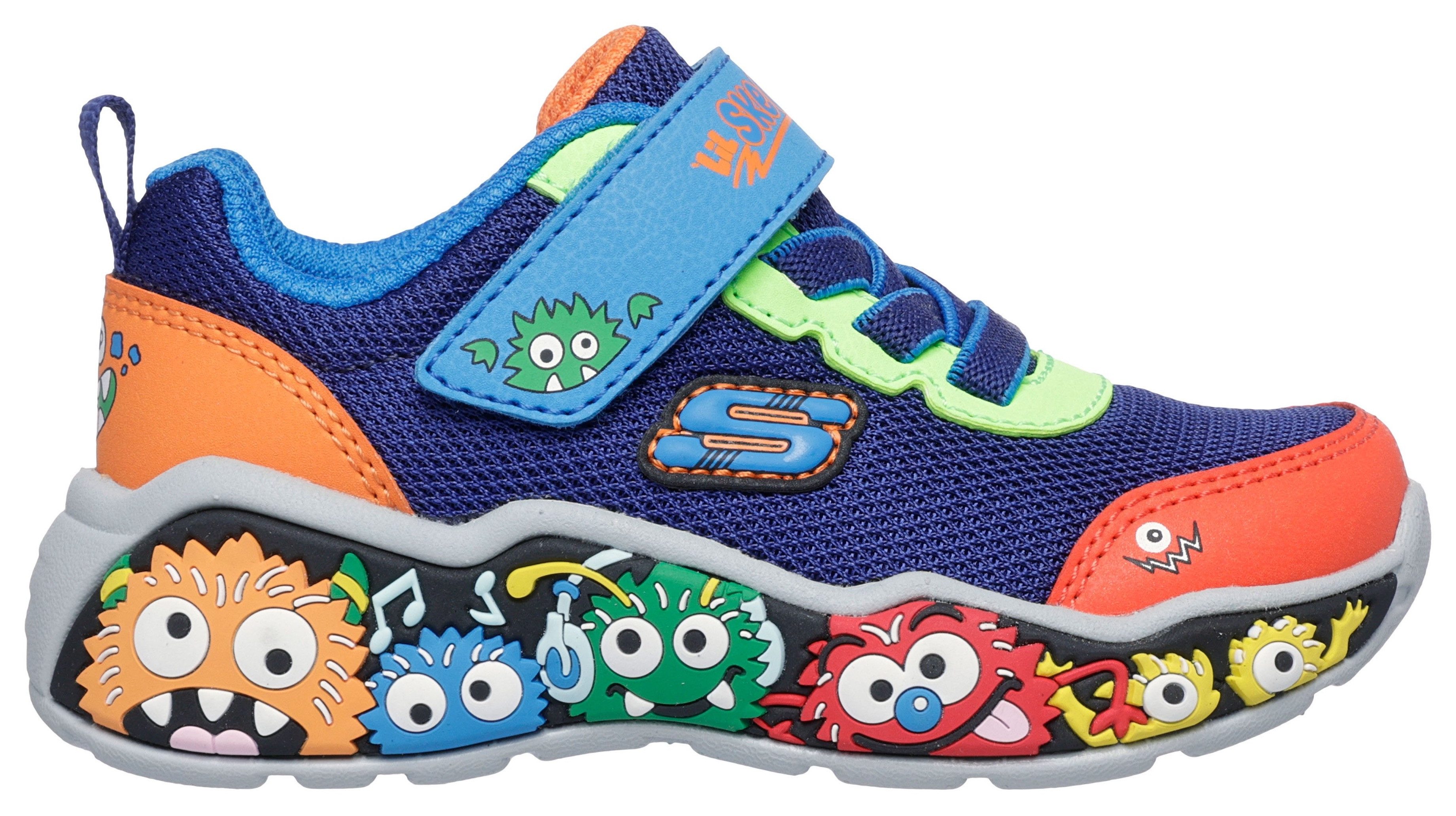 Skechers Sneakers PLAY SCENE Vrijetijdsschoen met bedrukte zool, maat sjabloon te downloaden