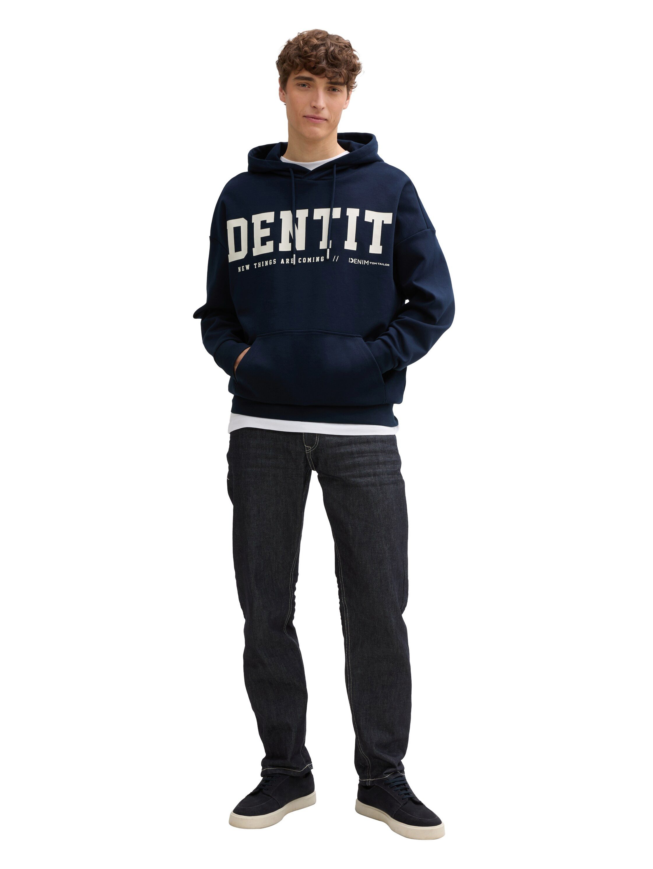 Tom Tailor Denim Hoodie met statement-print