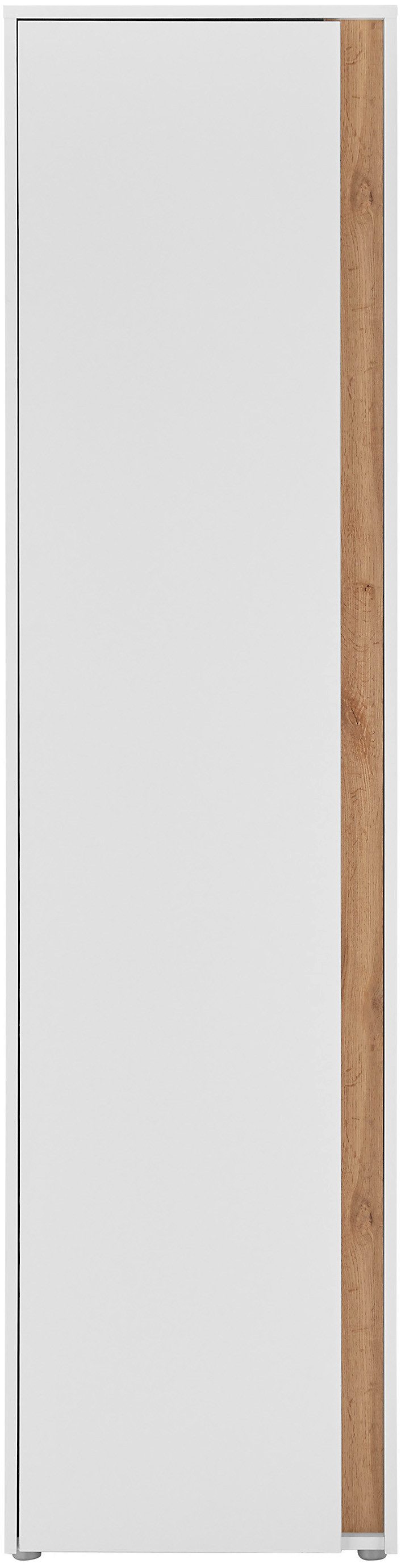 INOSIGN Kledingkast GIRON/ CiTY, Kast in Wotan Eik, Kledingkast met opbergruimte 10 vakken, modern ontwerp, deur aan beide zijden monteerbaar, 50 cm breed