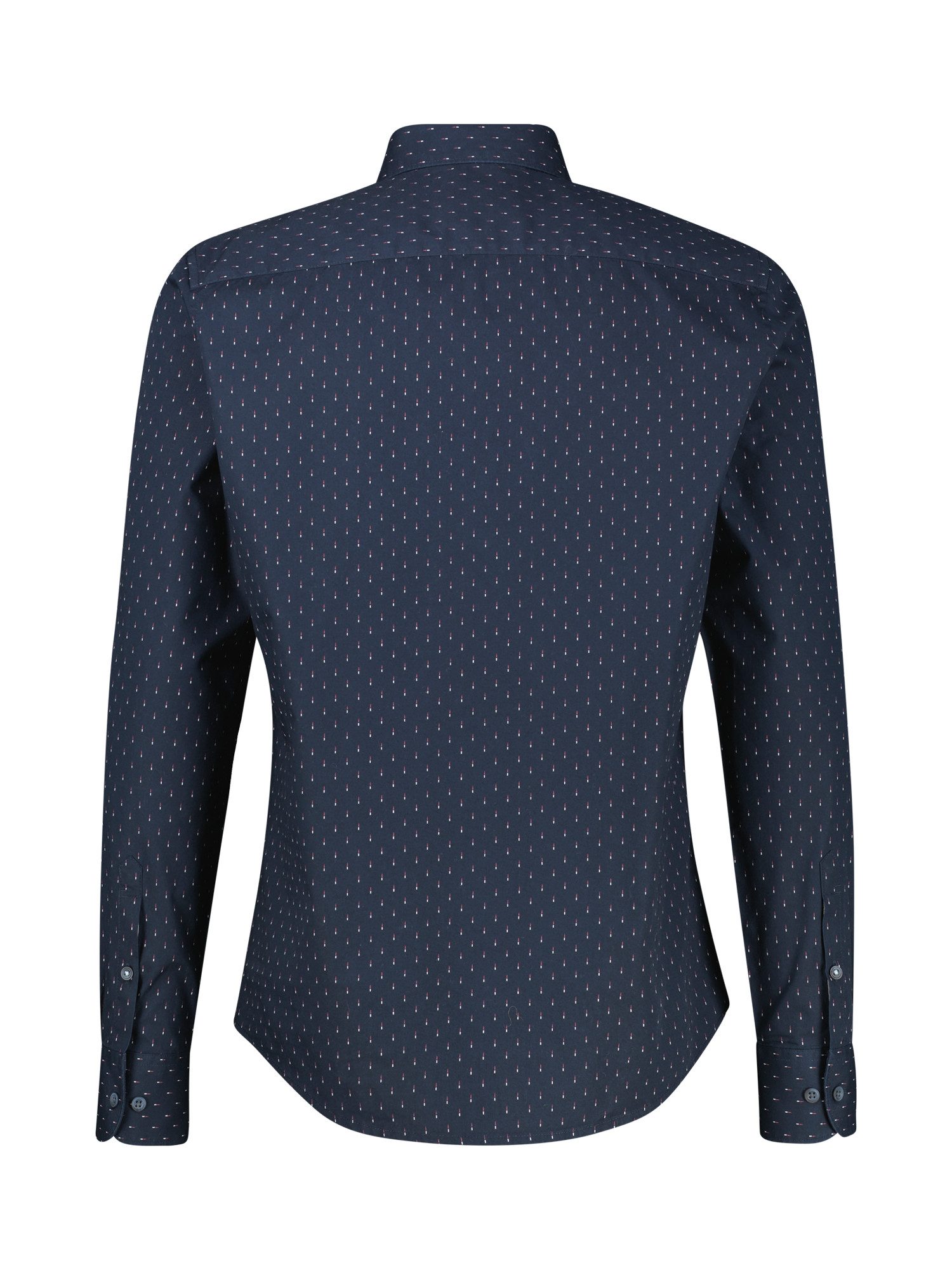 Lerros Overhemd met lange mouwen LERROS Stijlvol Poplin overhemd, modieus gemustert