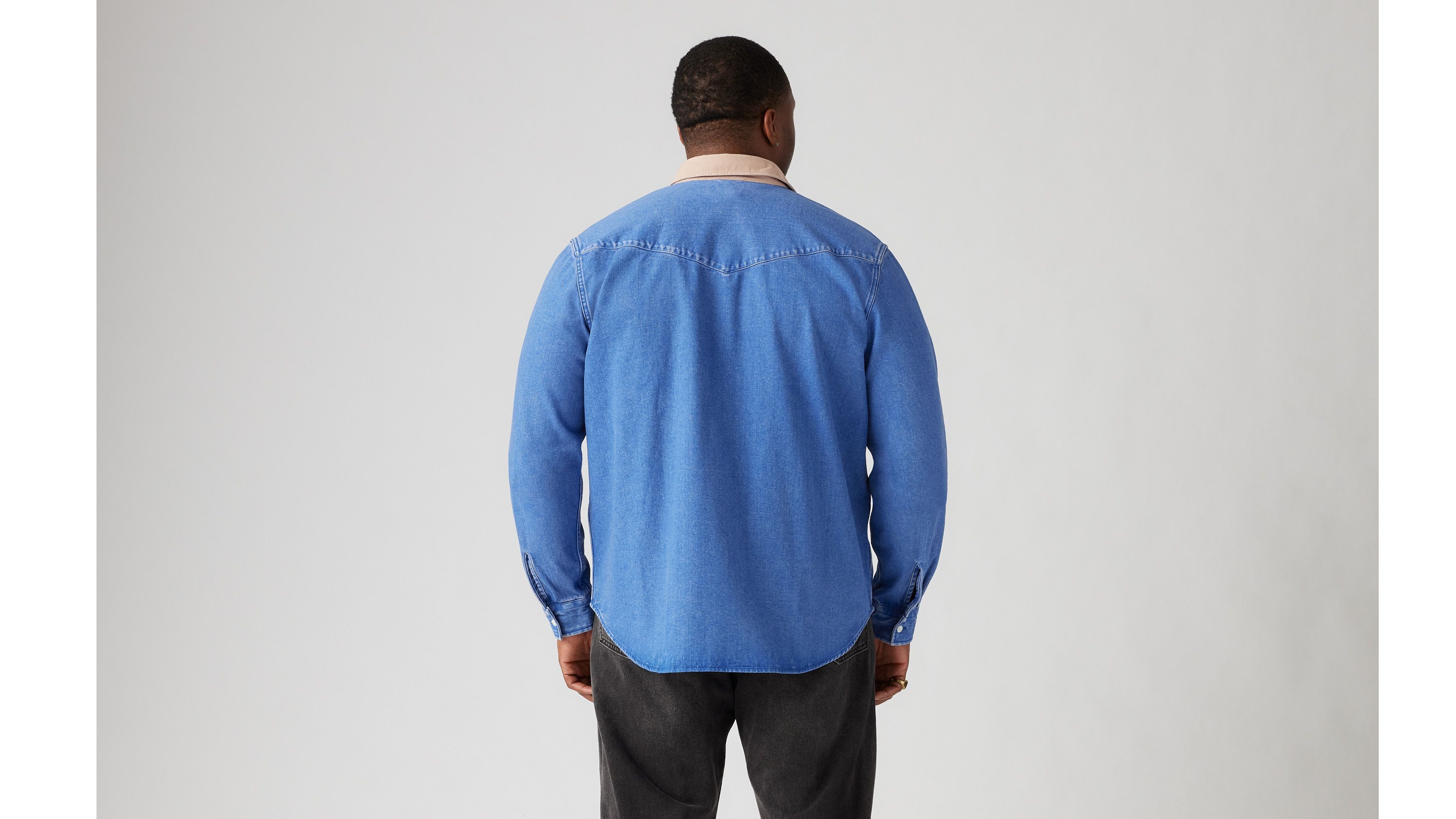 Levi's® Plus Jeans overhemd BIG RELAXED FIT WESTERN
