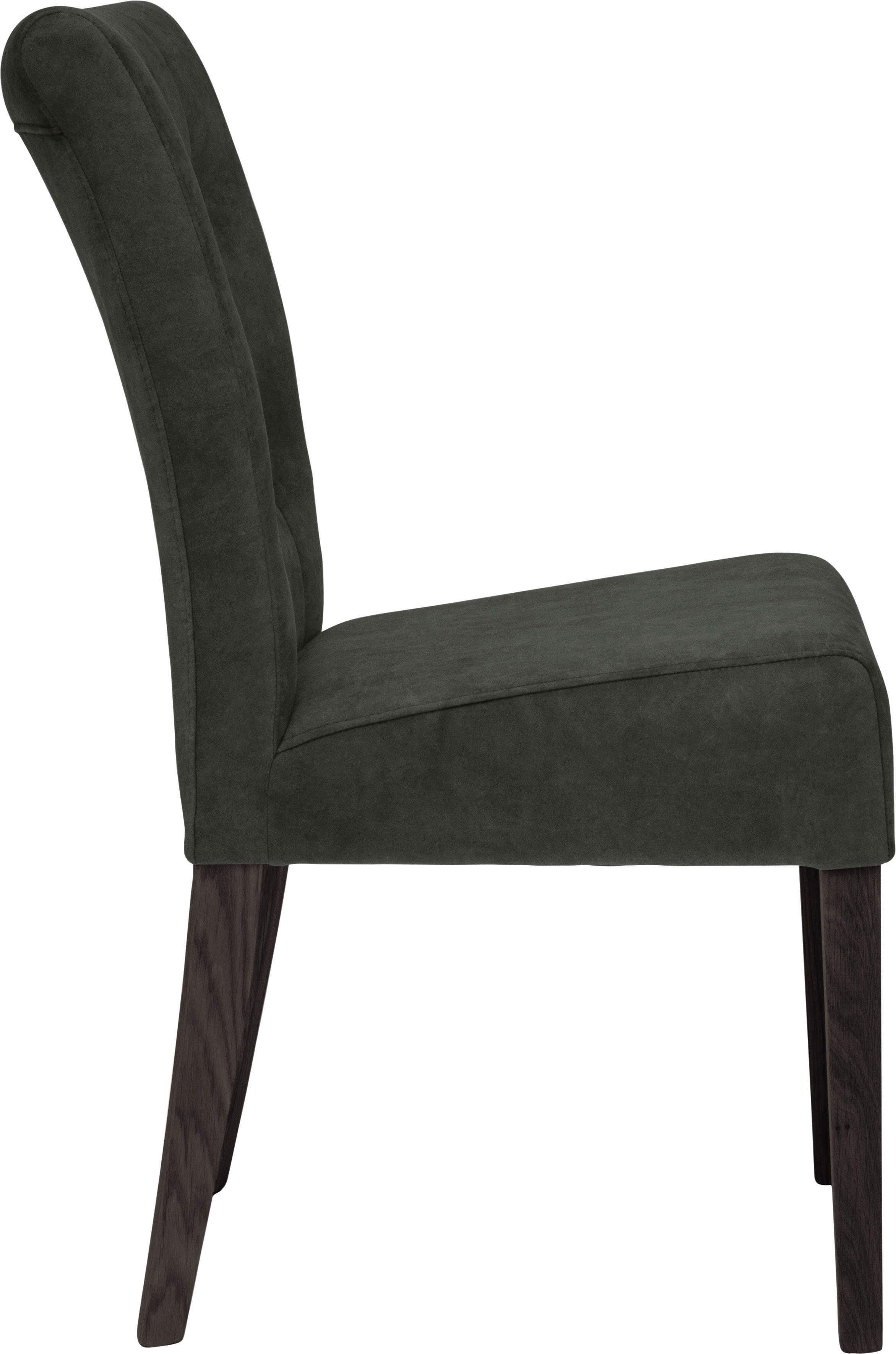 Home affaire Eetkamerstoel Queen BESTSELLER Gestoffeerde stoel met knoopdetails, set van 2, 4 of 6