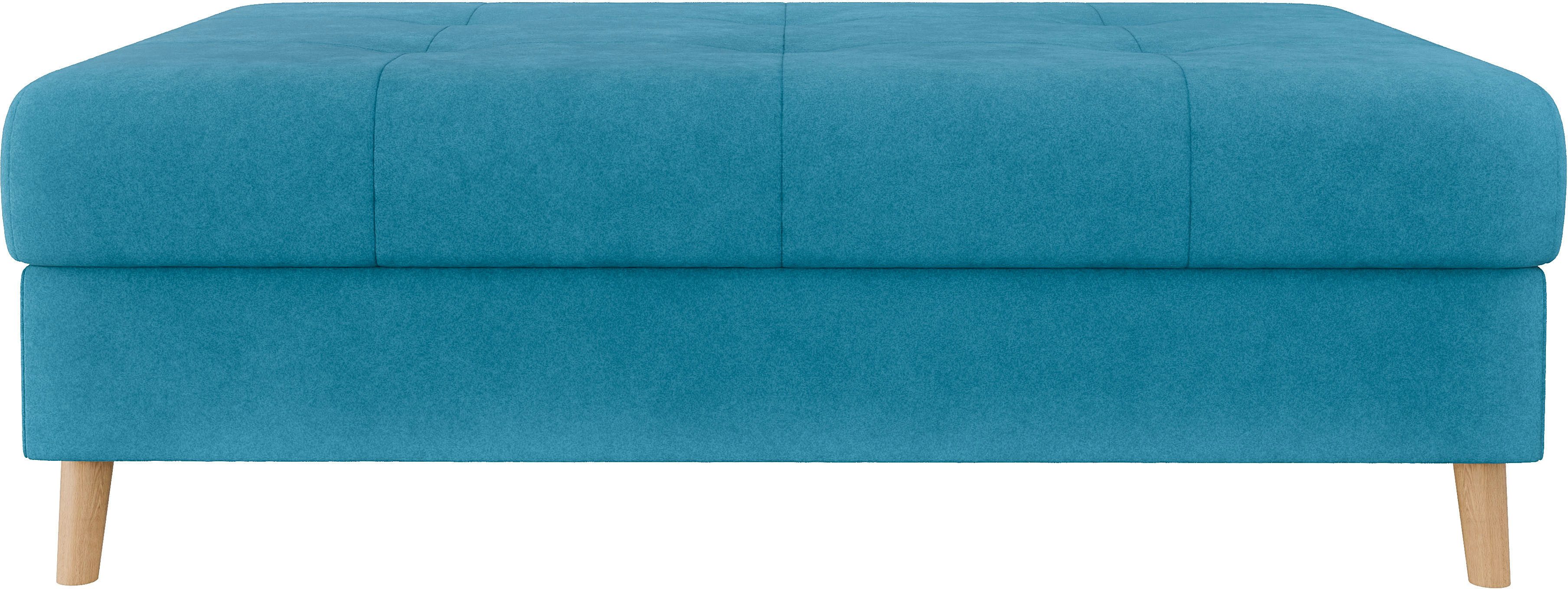 Home affaire Hocker CHARRE XXL, stiksel in het zitgedeelte, afmetingen: B/D/H: 118/73/40 cm