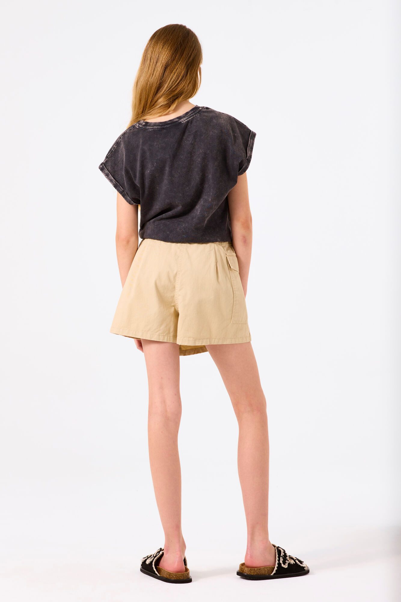 Garcia T-shirt met gewassen look voor meisjes