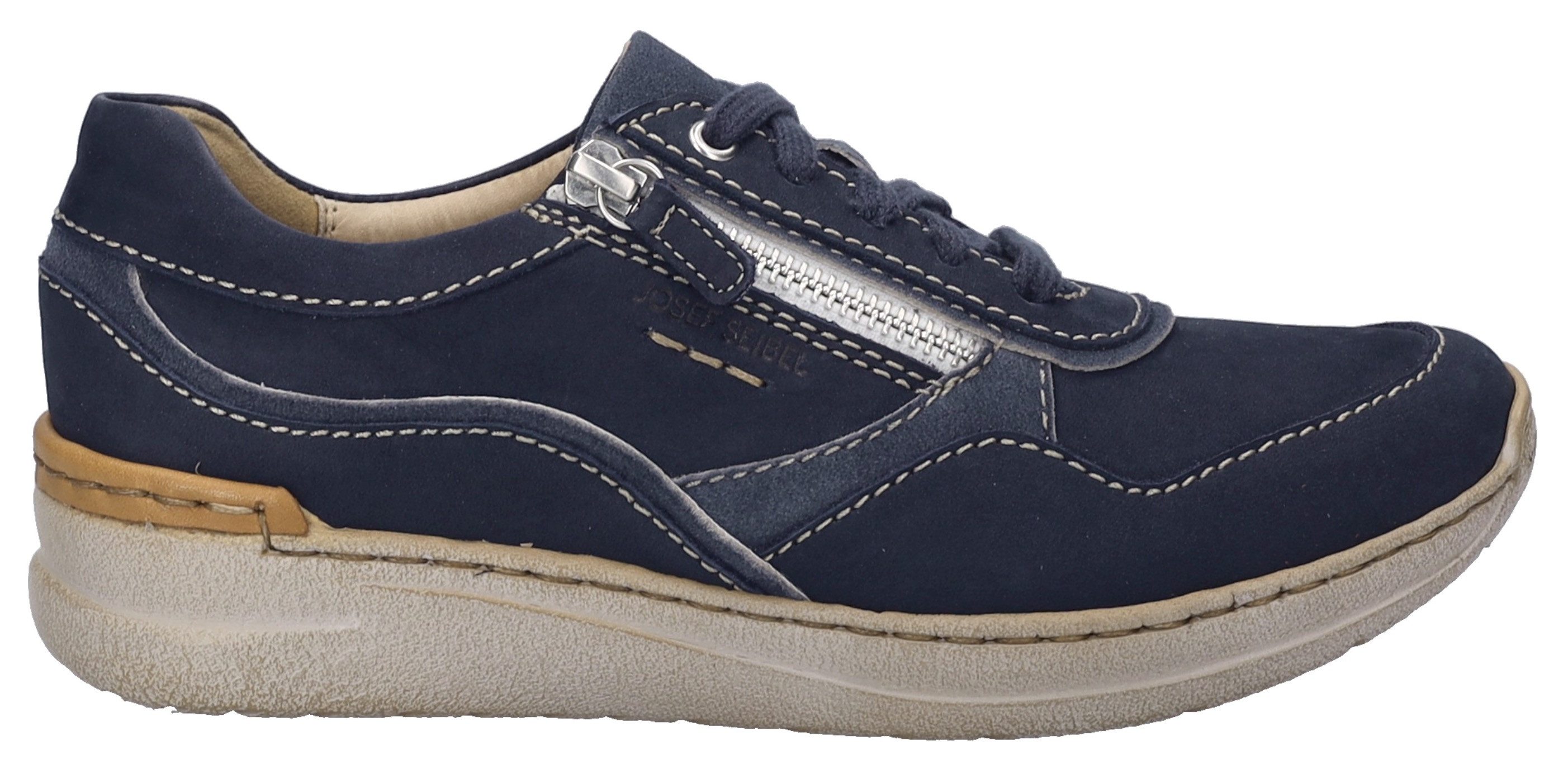 Josef Seibel Sneakers Sally 02 , veterschoenen, comfort schoen met extra rits