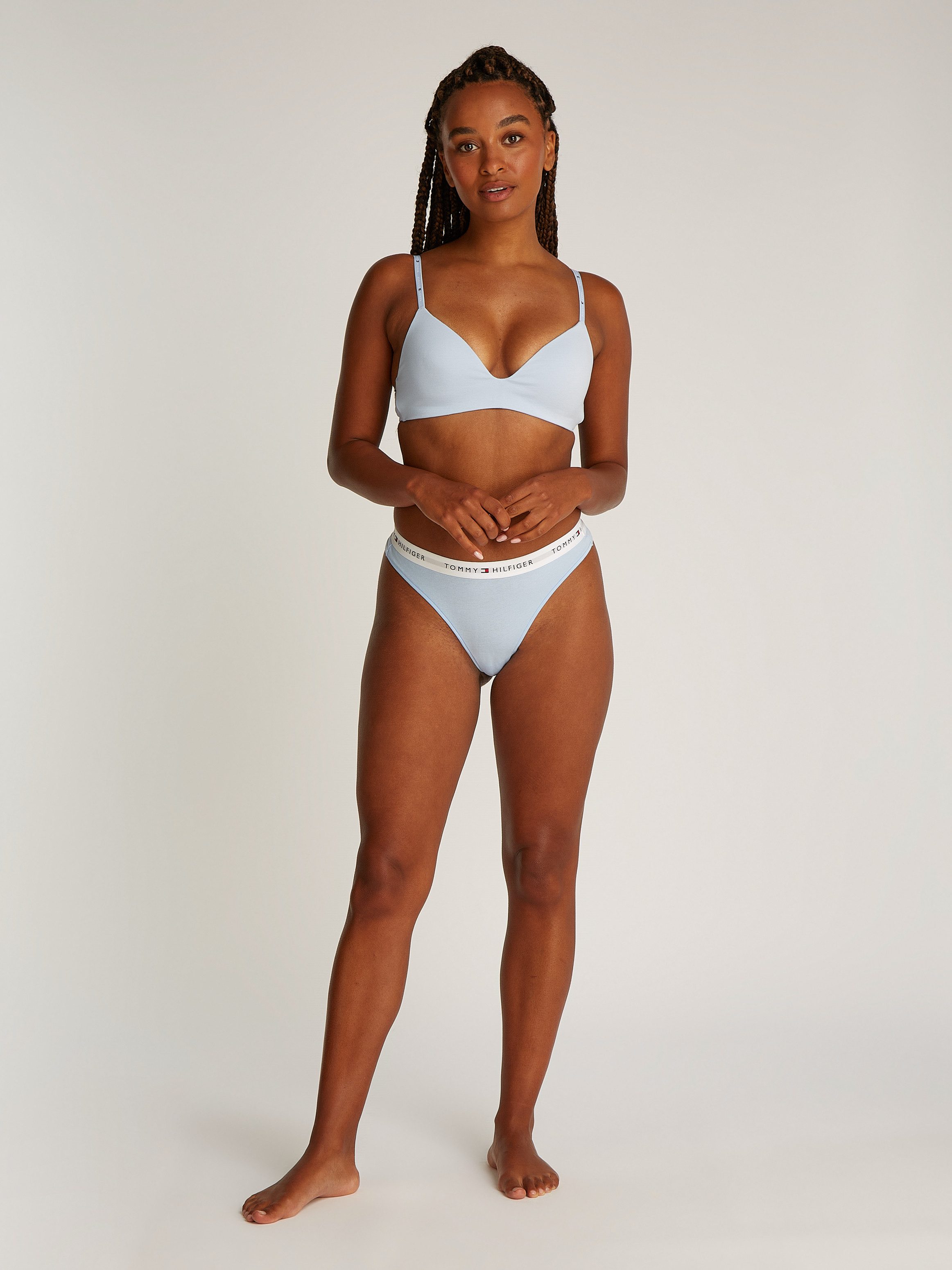 Tommy Hilfiger Underwear String met een logo-opschrift (3 stuks)