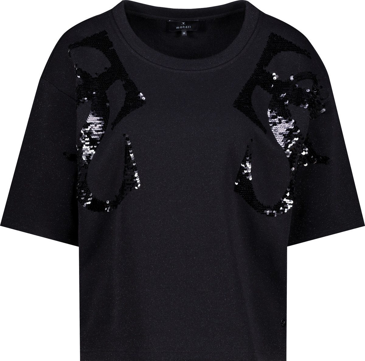 Monari Sweatshirt pailletten sieraad
