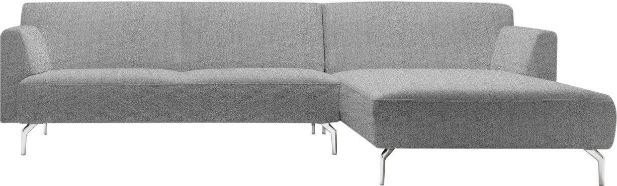Creation BY ROLF BENZ Hoekbank CR.446 in een minimalistische, gewichtloze look, breedte 275 cm