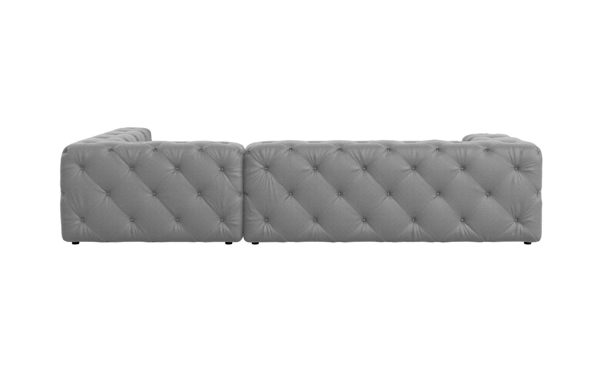 Places of Style Hoekbank FOLLINA L-vorm, met klassieke Chesterfield-knoopstiksels