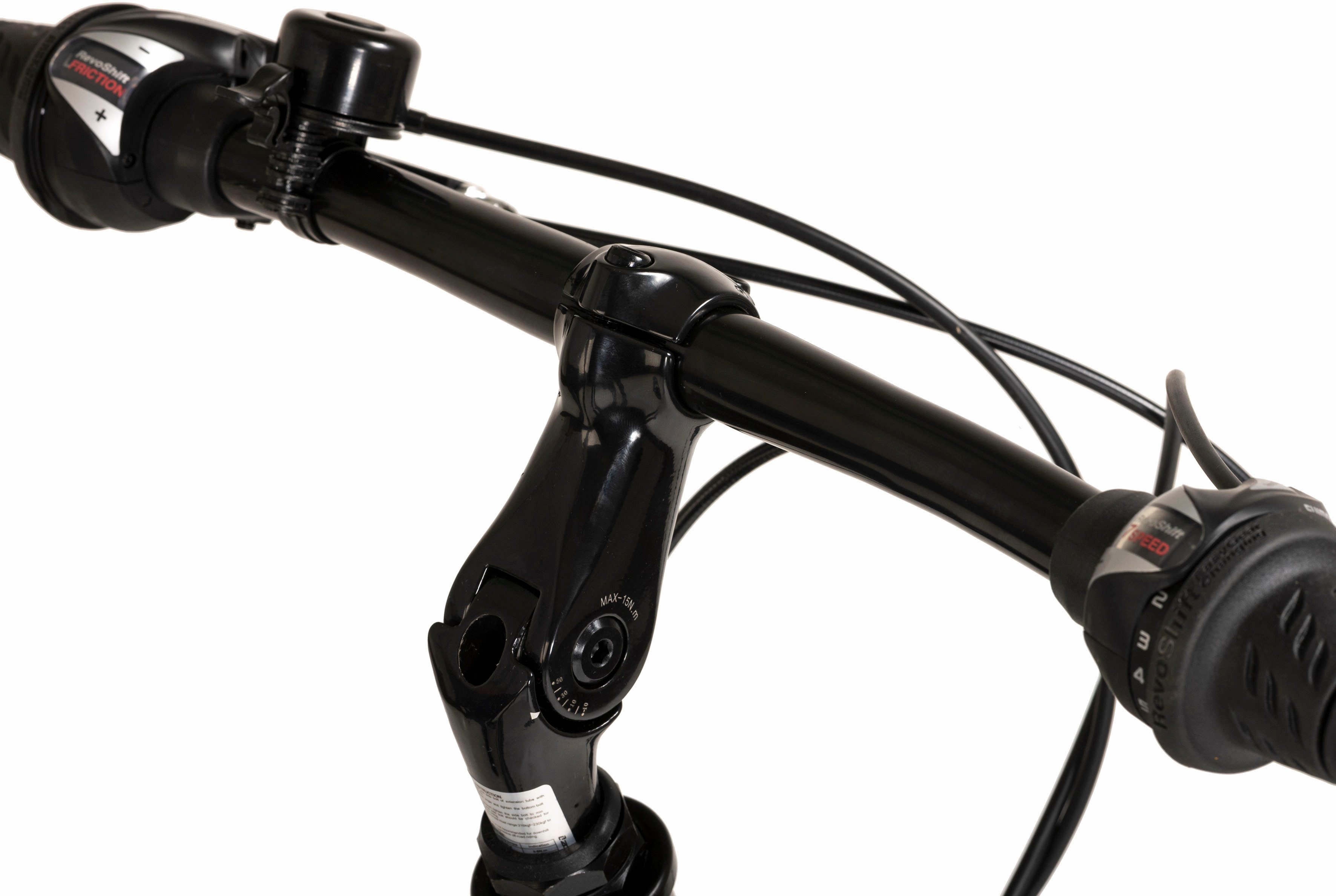 Dacapo Trekkingfiets dames 28'' Metropolis antraciet vlakke stuur 21 versnellingen