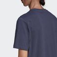 adidas originals t-shirt adicolor classics trefoil blauw