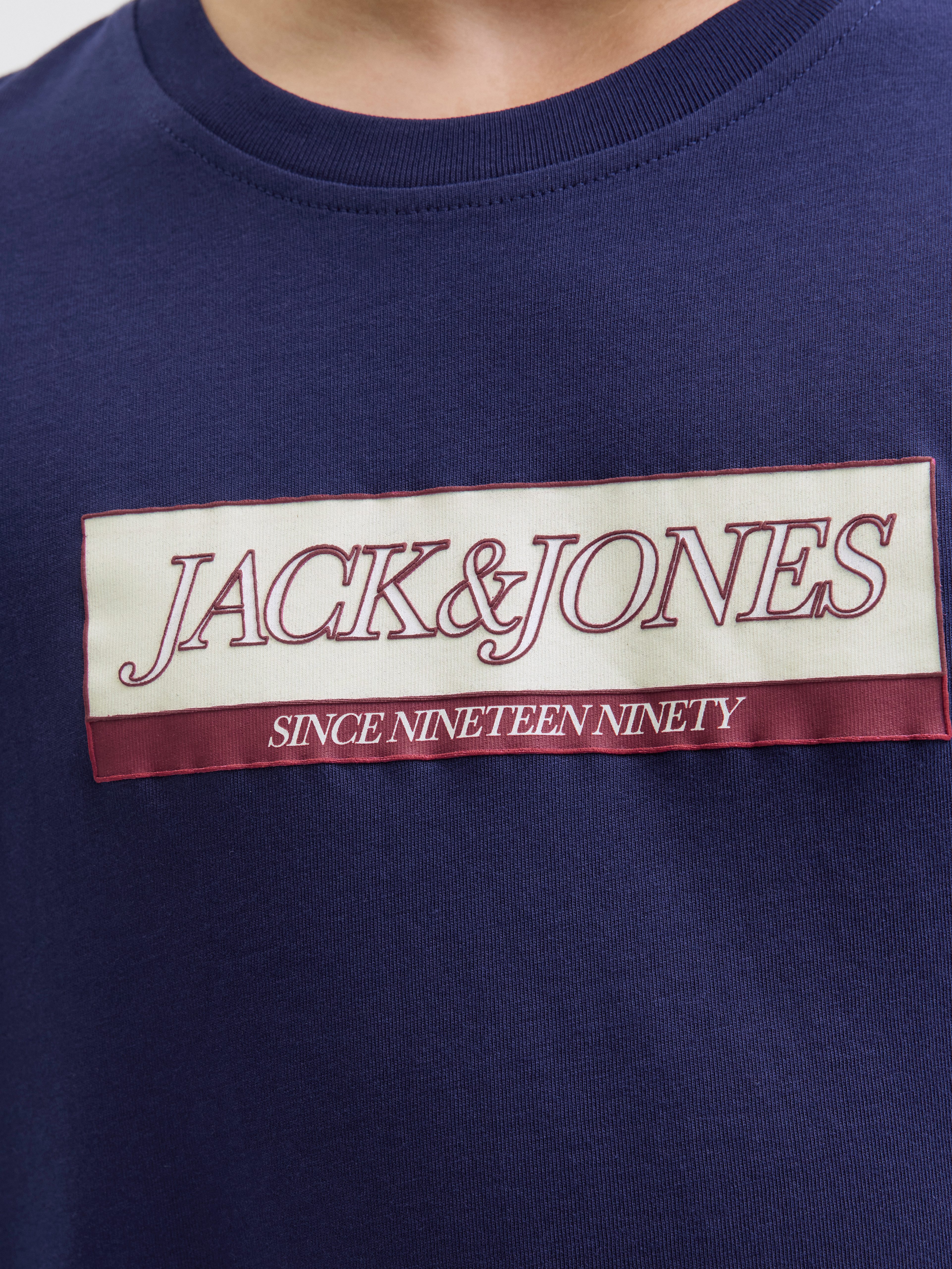 Jack & Jones Junior T-shirt JORINWOOD BLOCK BRAND TEE SS CN NOOS JNR