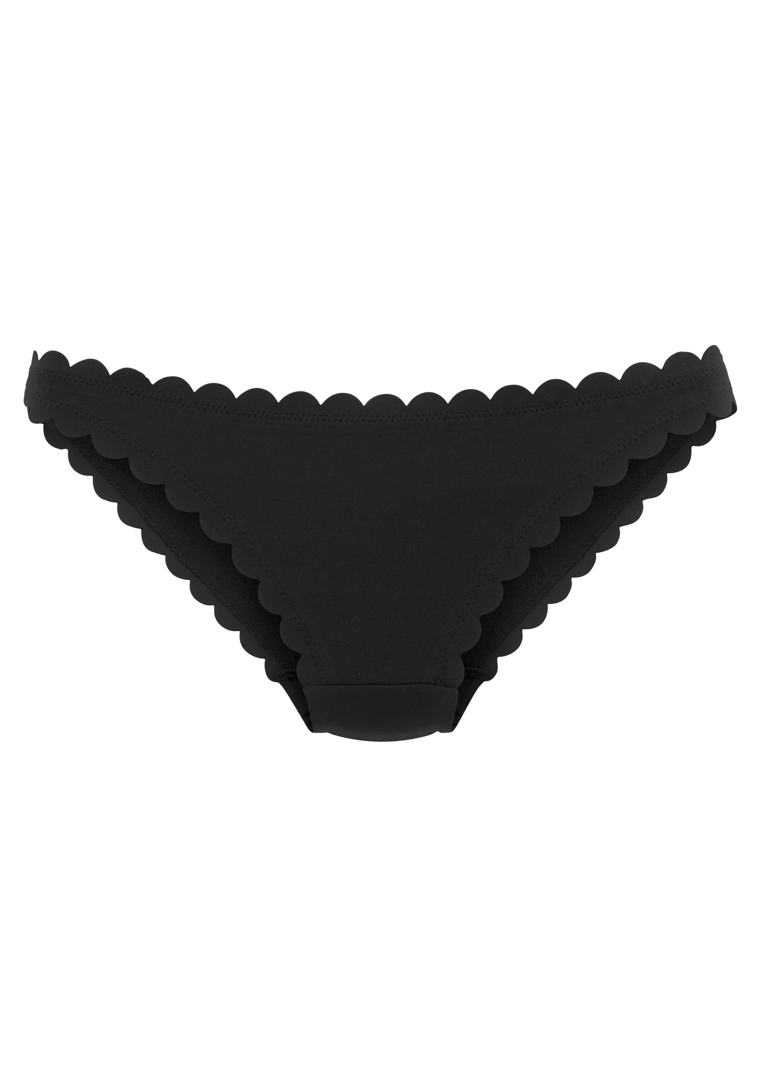 Lascana Bikinibroekje Scallop in strak brazilian model