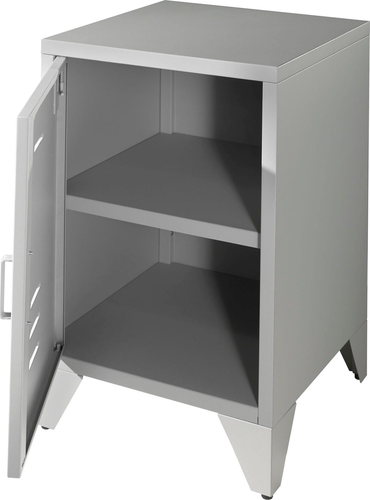 Vipack Nachtkastje Bronxx, met 1 deur met magnetische sluiting, daarachter 2 ruime vakken
