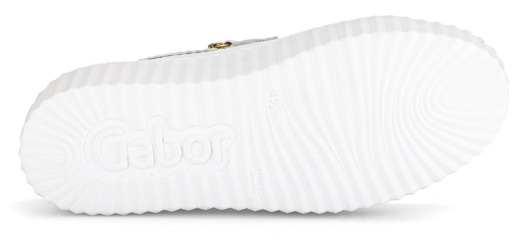 Gabor Plateausneakers , vrijetijdsschoen, lage schoen, veterschoen met modieuze sieraandeel