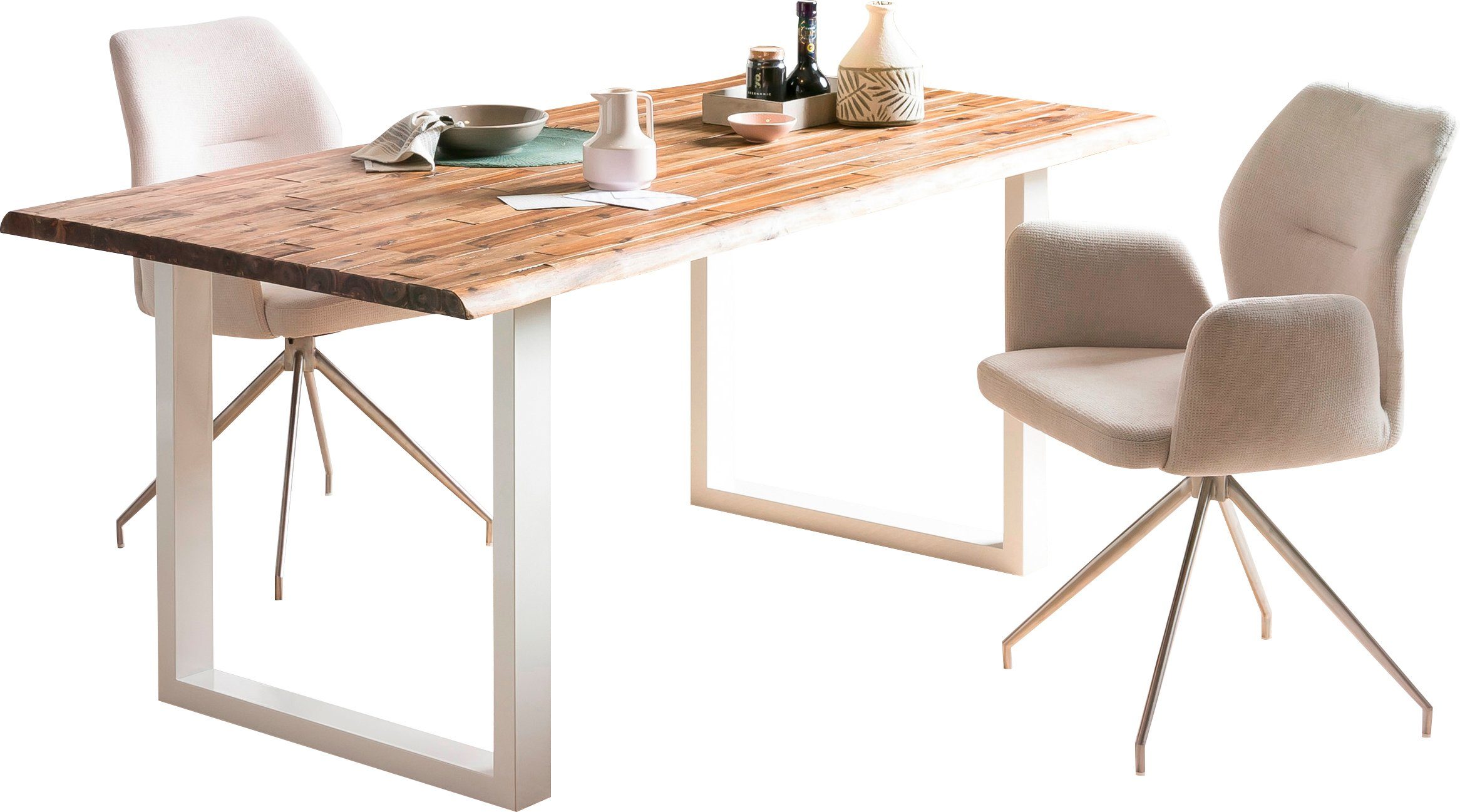 SalesFever Tafel met hout