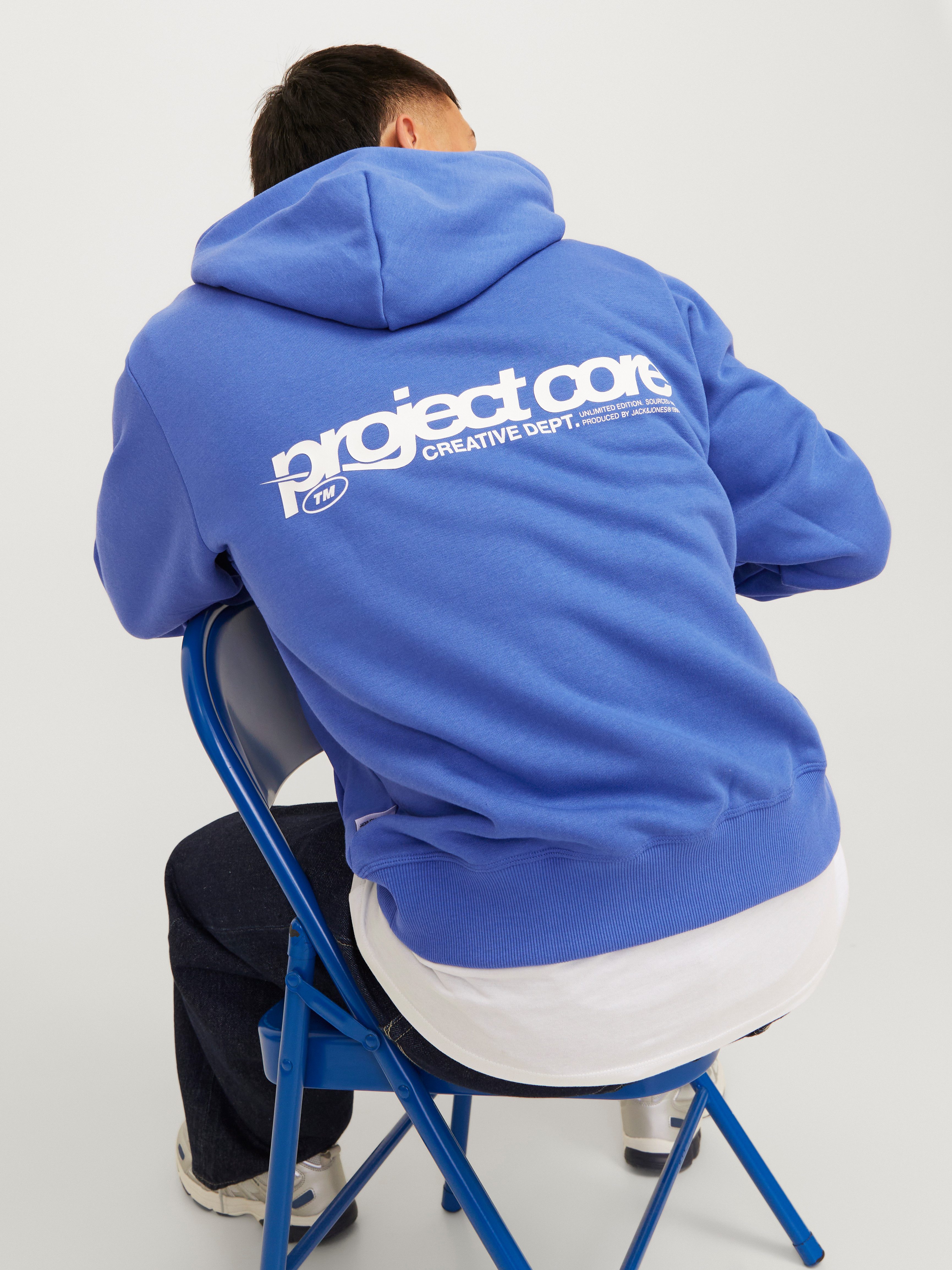 Jack & Jones Hoodie JCOUNION PRINT SWEAT HOOD NOOS