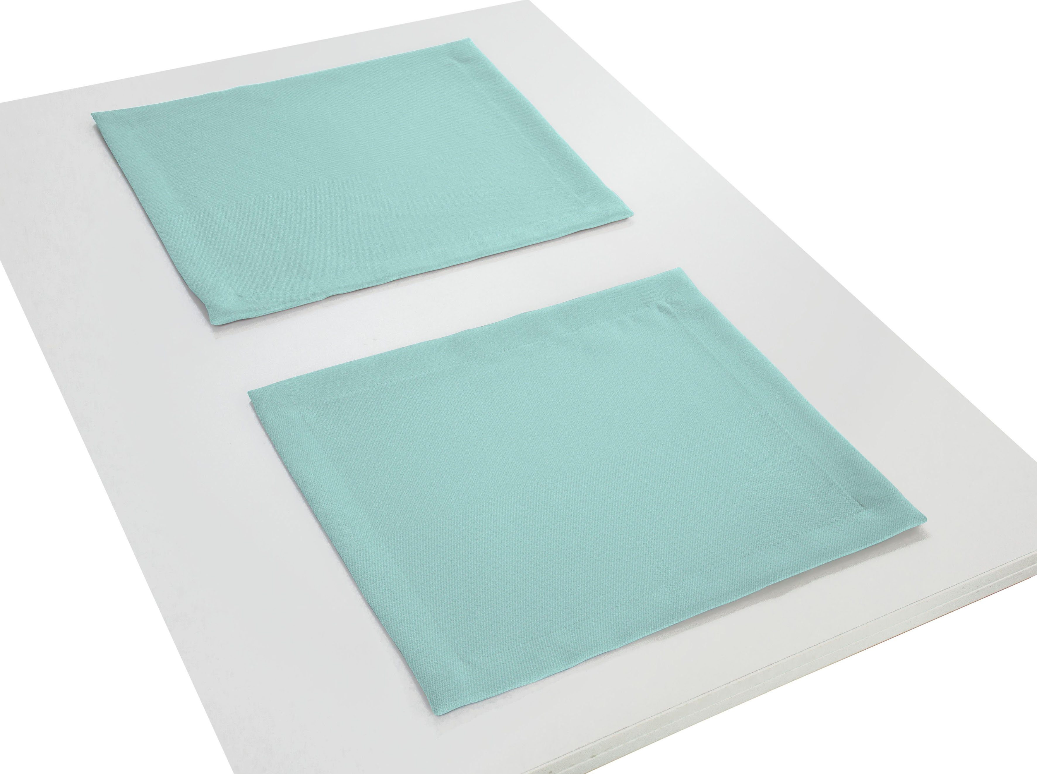 Adam Set placemats Uni Collection GOTS gecertificeerd, Made in Germany (2 stuks)