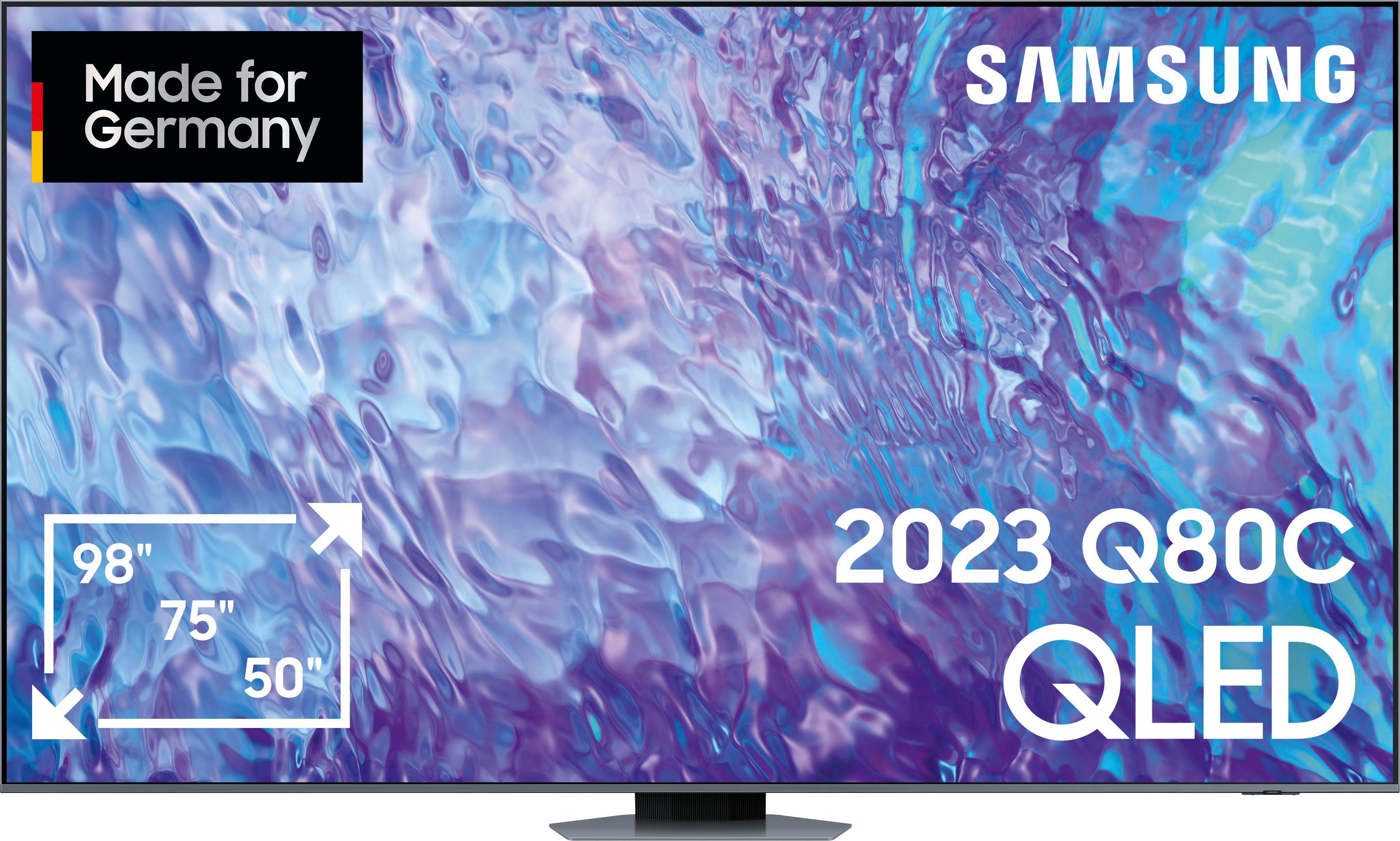 Samsung Led-TV GQ98Q80CAT, 247 cm-98 , 4K Ultra HD, Smart TV