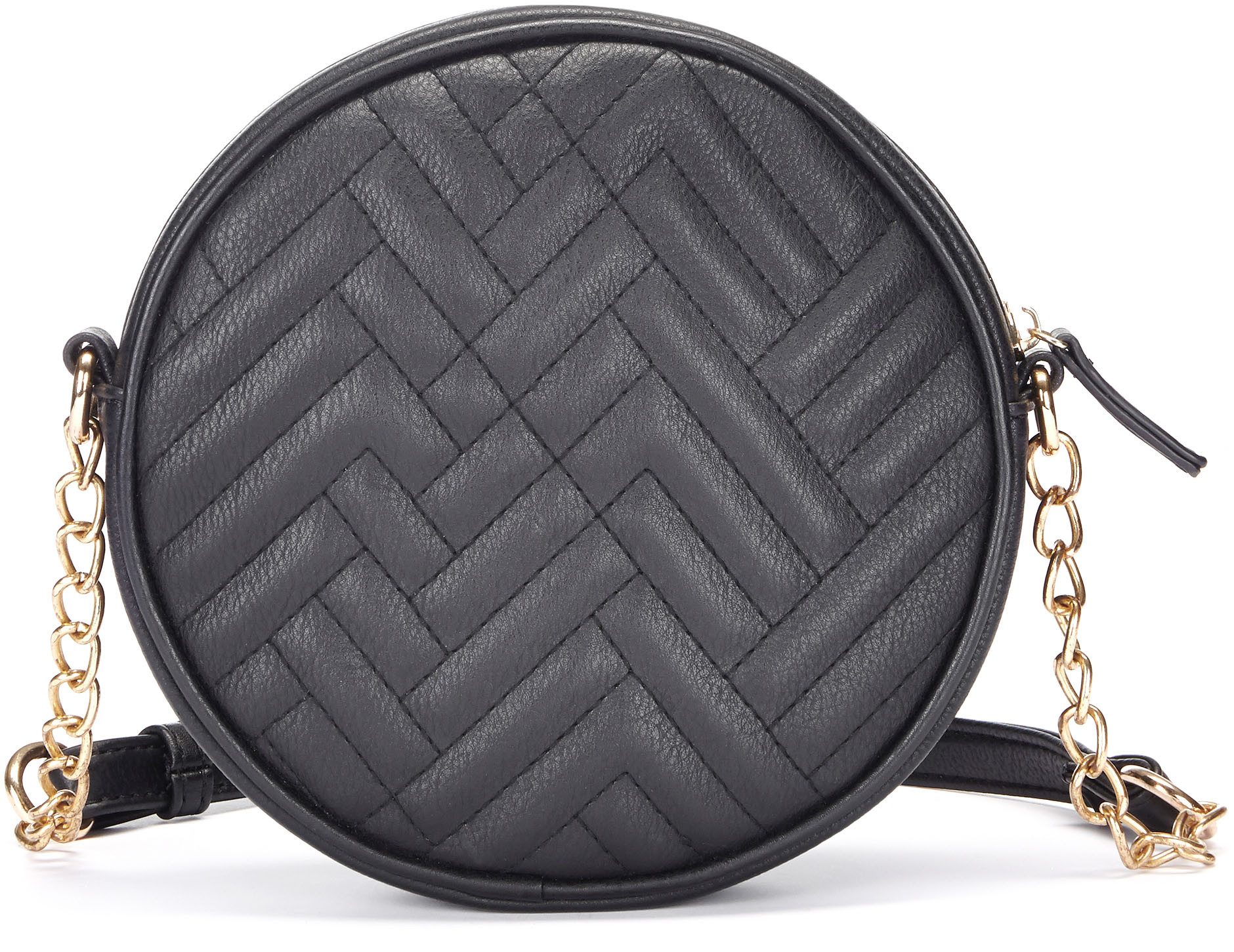 Lascana Schoudertas kleine ronde handtas, minibag vegan