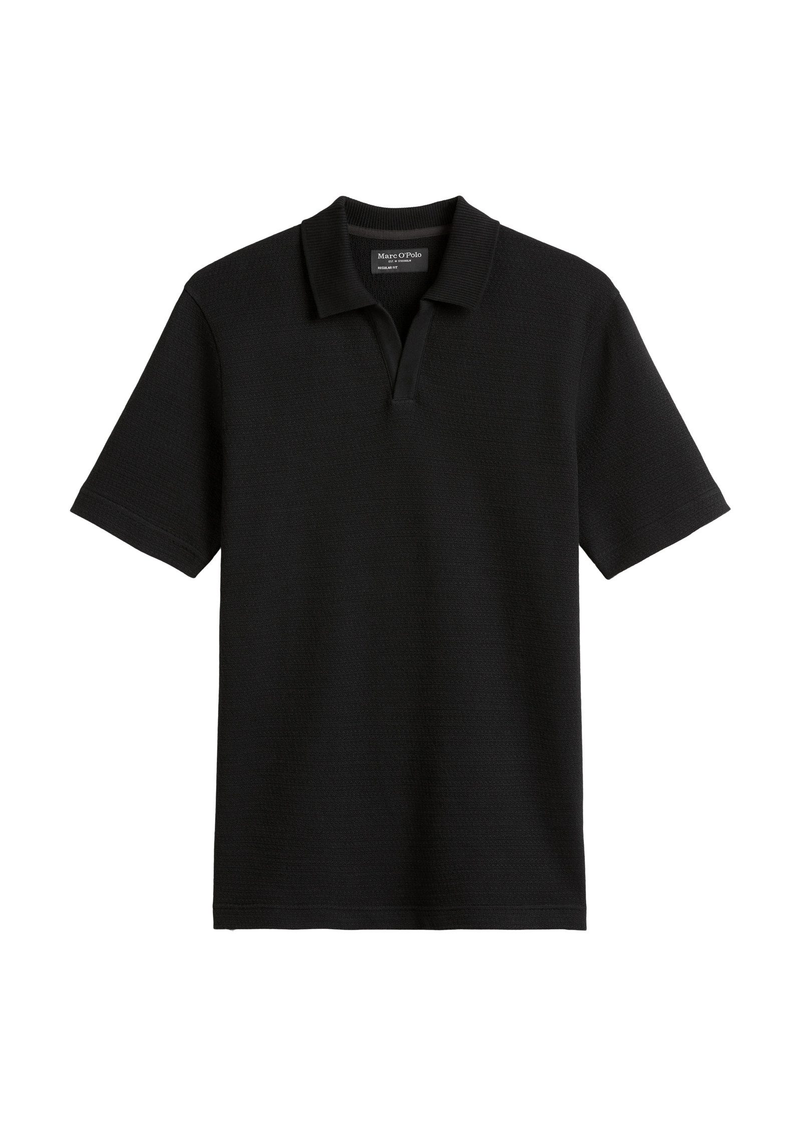 Marc O'Polo Poloshirt met een fijne structuur