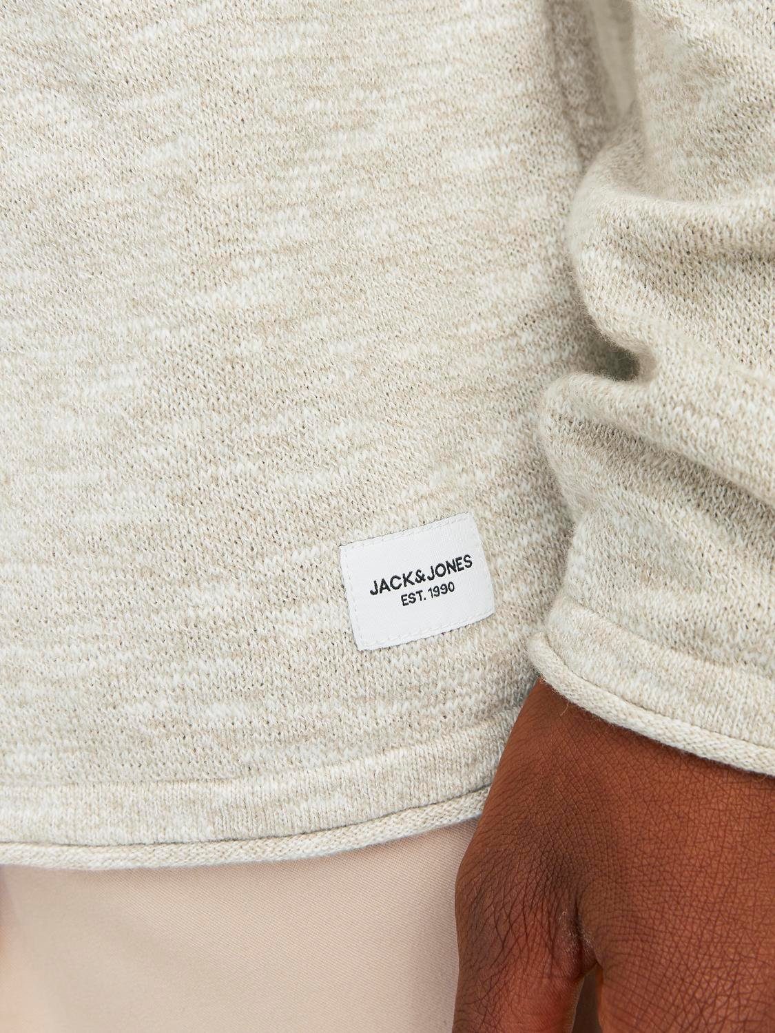 Jack & Jones Gebreide trui JJELINEN KNIT CREW NECK SN
