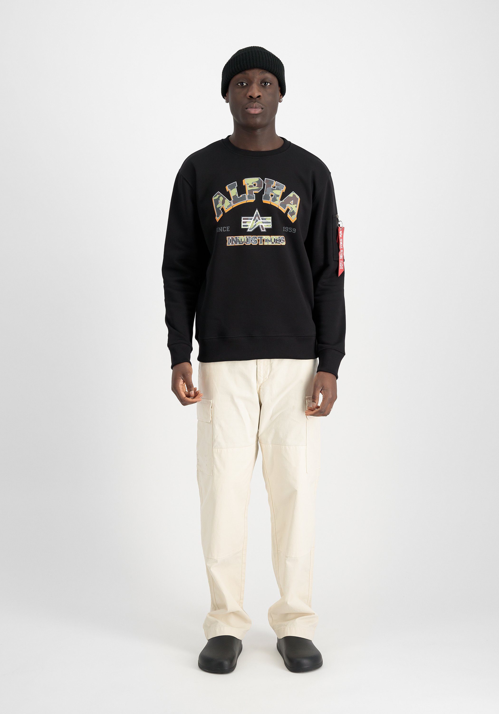 Alpha Industries Sweater ALPHA INDUSTRIES Men - Sweatshirts College Camo Sweater