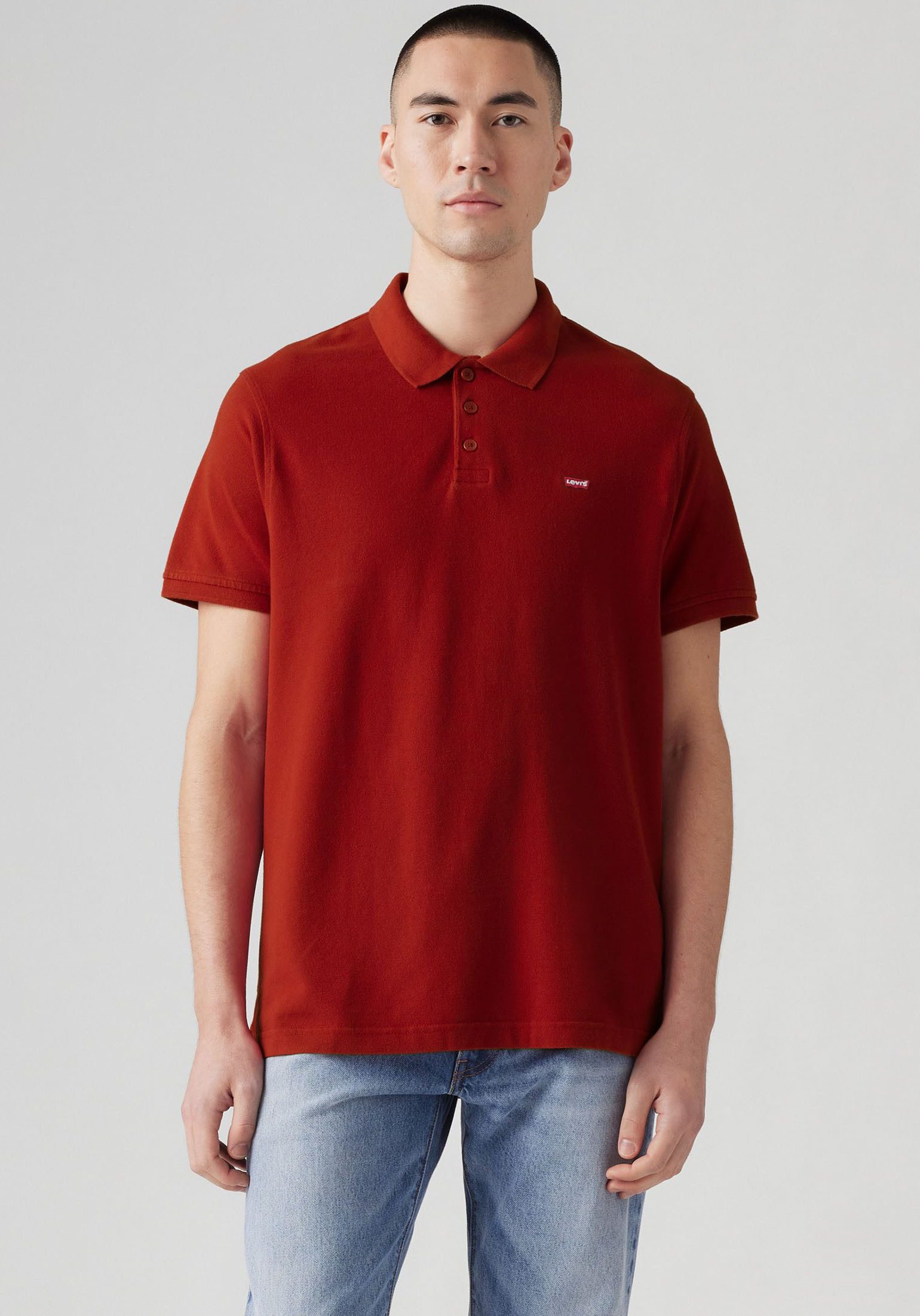 Levi's Poloshirt LE NEW LEVIS HM POLO met klein batwing-logo