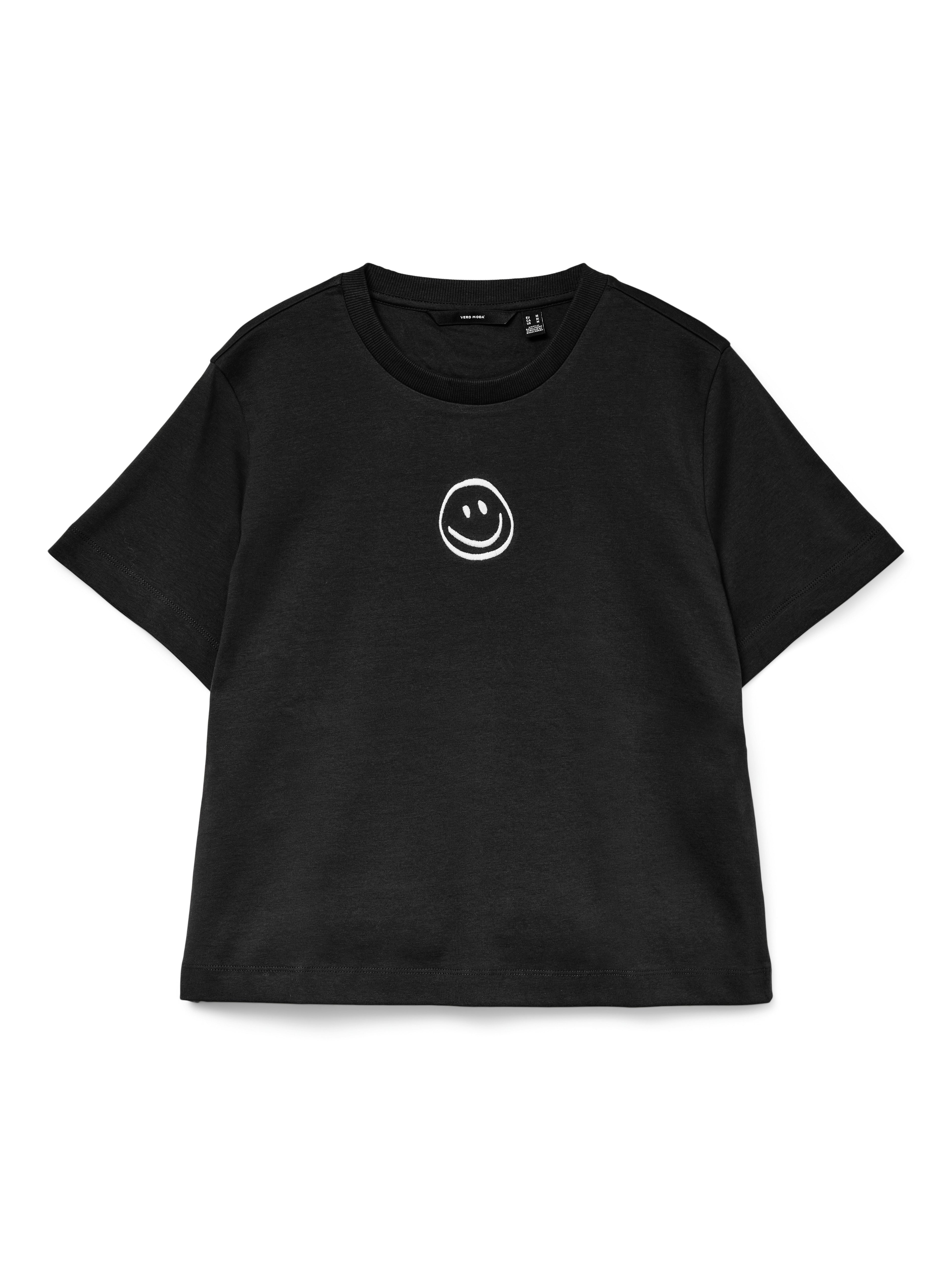 Vero Moda Shirt met korte mouwen VMSARA METTE SS TOP BOX JRS GA NOOS