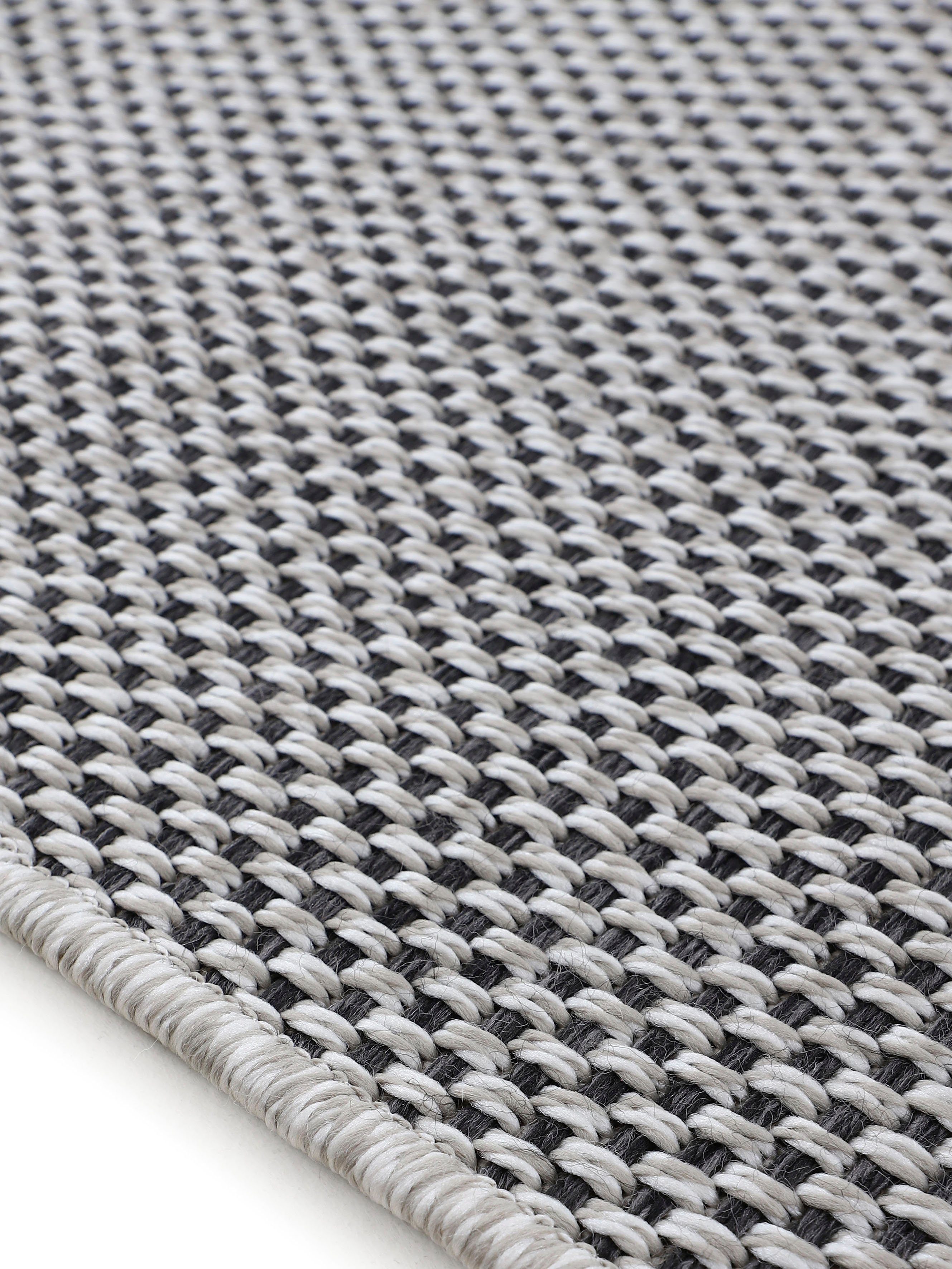 carpetfine Vloerkleed Boho 105 robust vlakweefsel, sisal look, uv-bestendig, buitenruimte
