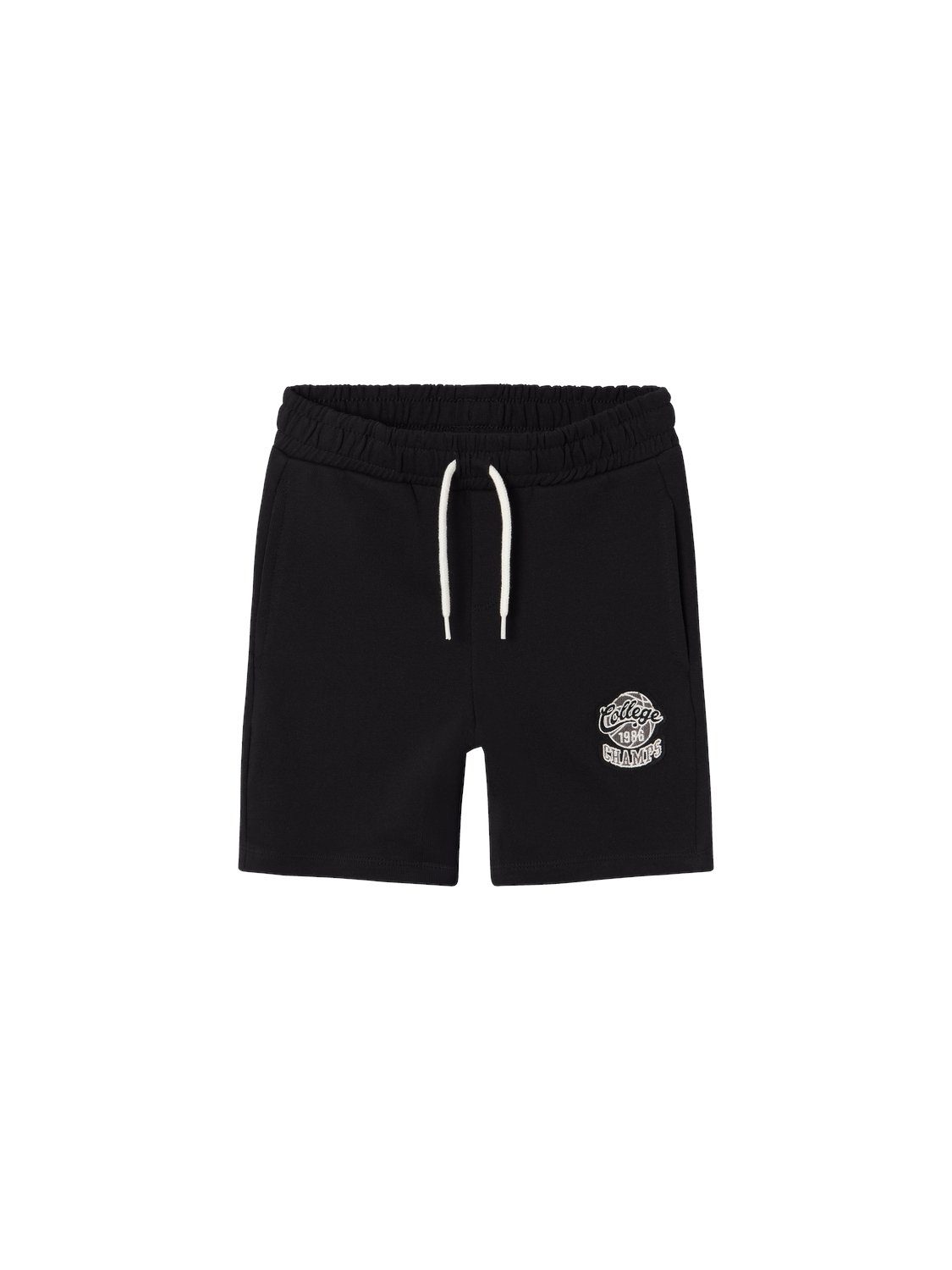 Name it KIDS sweatshort NKMDALOVAN met printopdruk zwart Korte broek Printopdruk 128