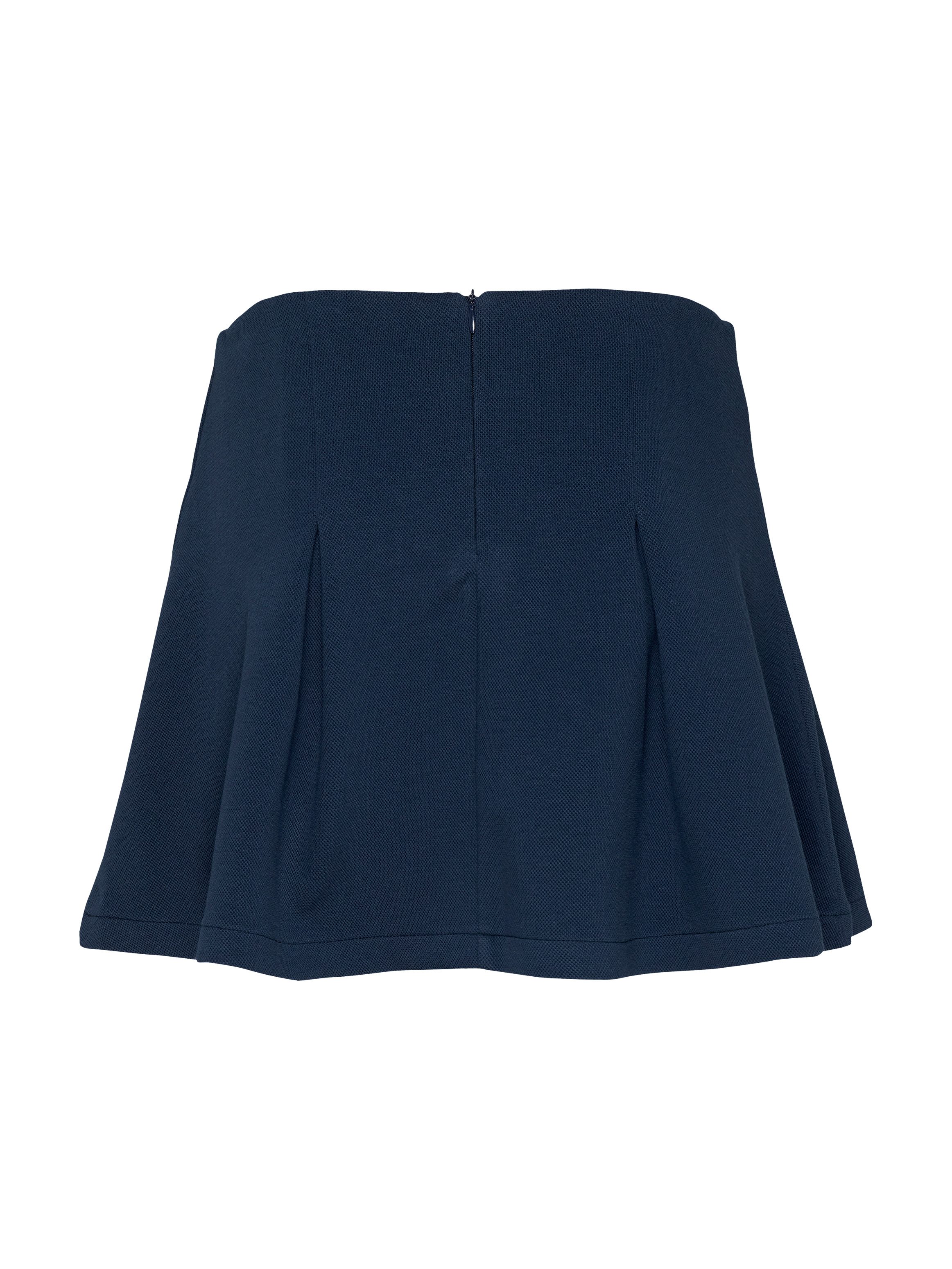 TOMMY JEANS Minirok TJW PIQUE BADGE F&F SKIRT EXT met logo-badge, pique-kwaliteit, fit & flare
