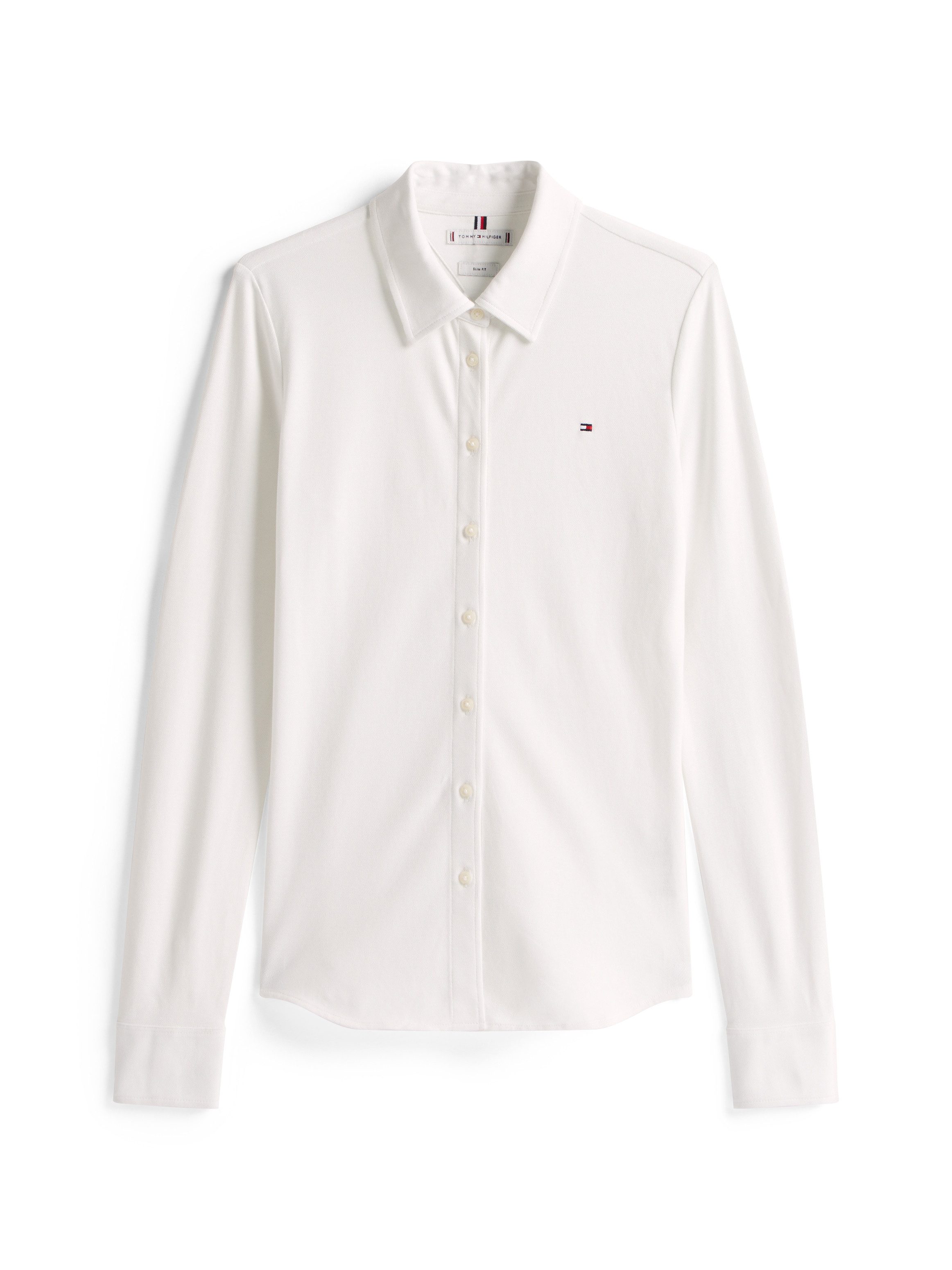 Tommy Hilfiger Poloshirt 1985 SLIM PIQUE BTN DOWN LS