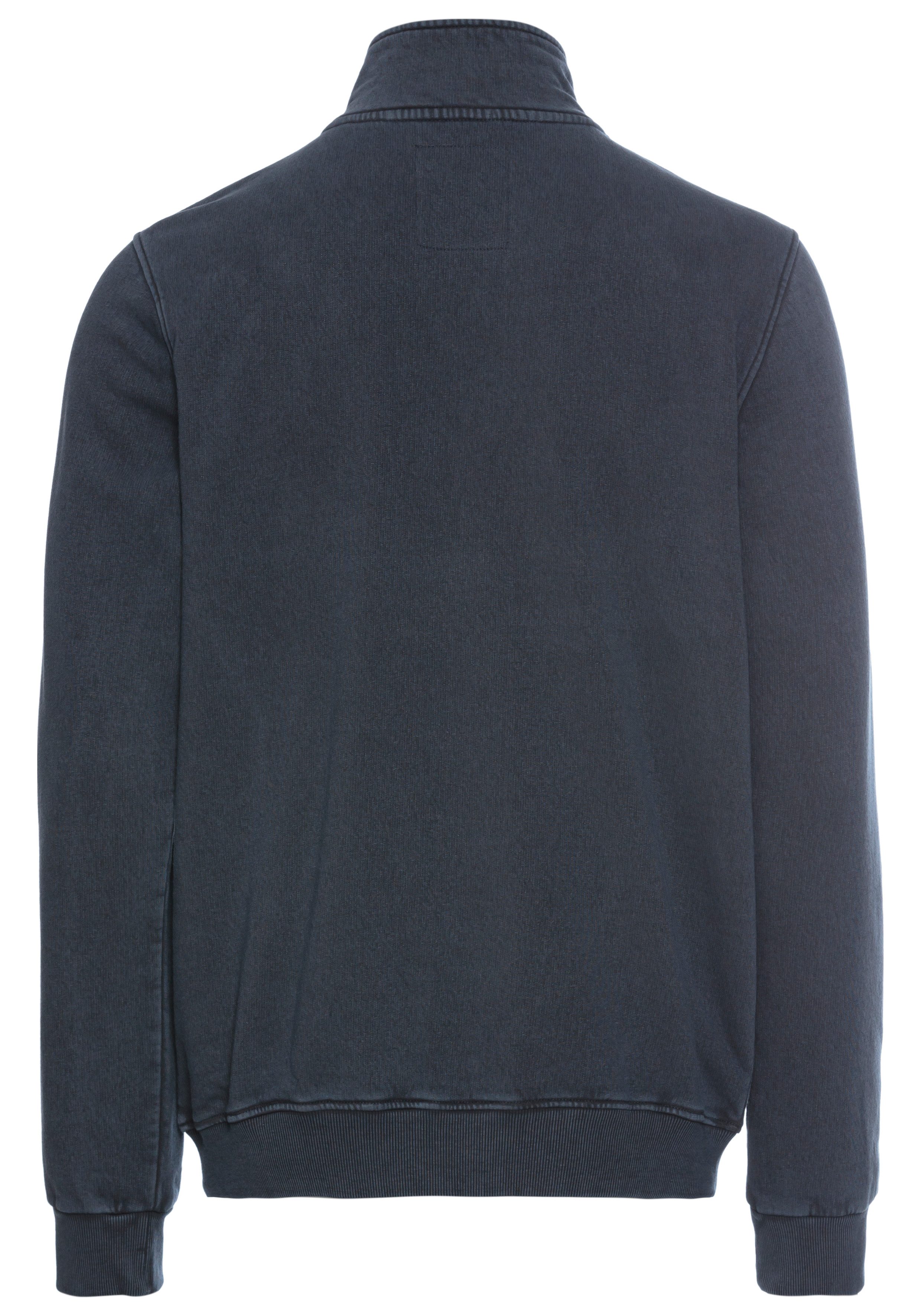 Man's World Sweatvest met print en borduursel