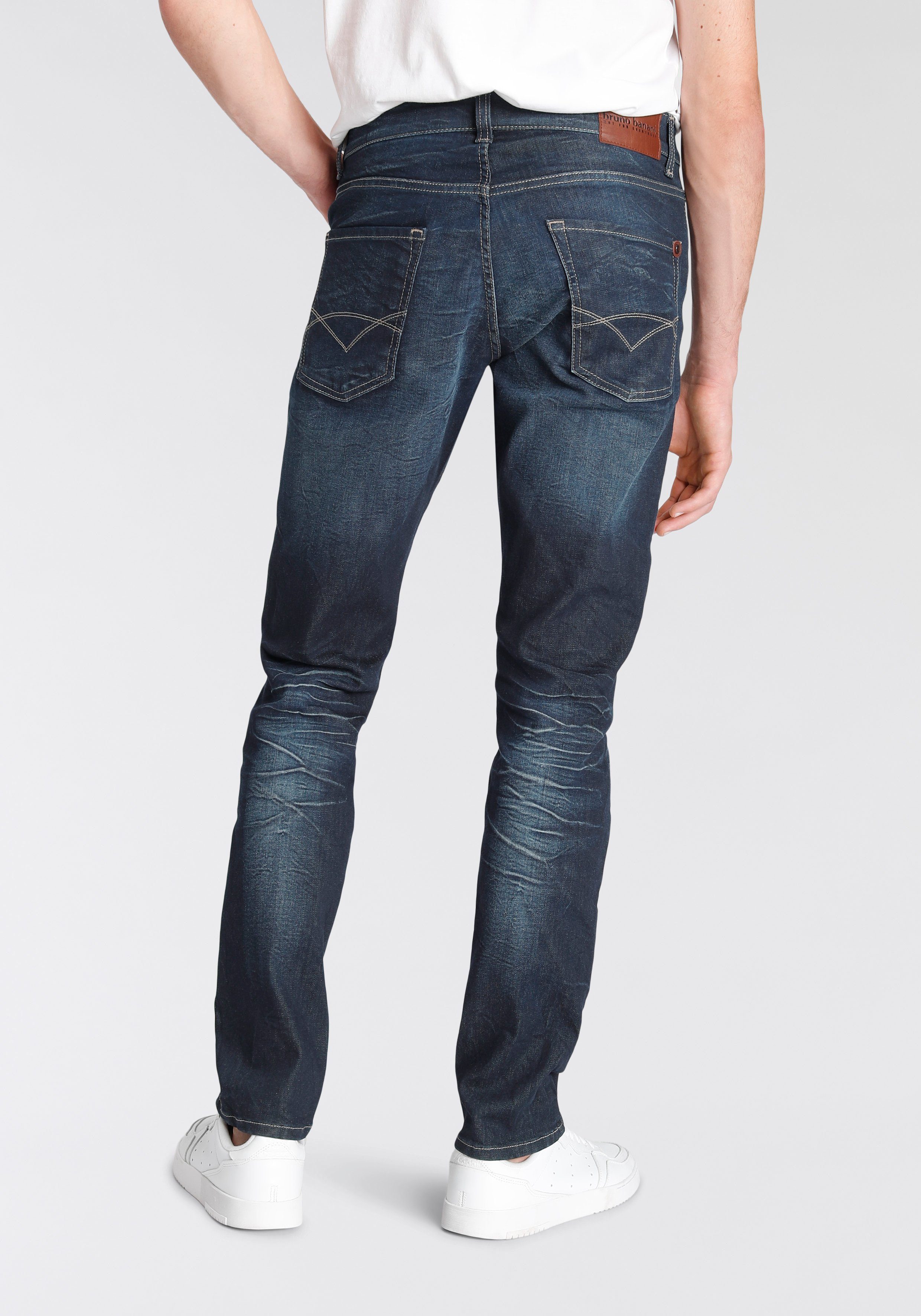Bruno Banani Comfort fit jeans Floyd rechte pijp, met steekzakken, lage taillehoogte