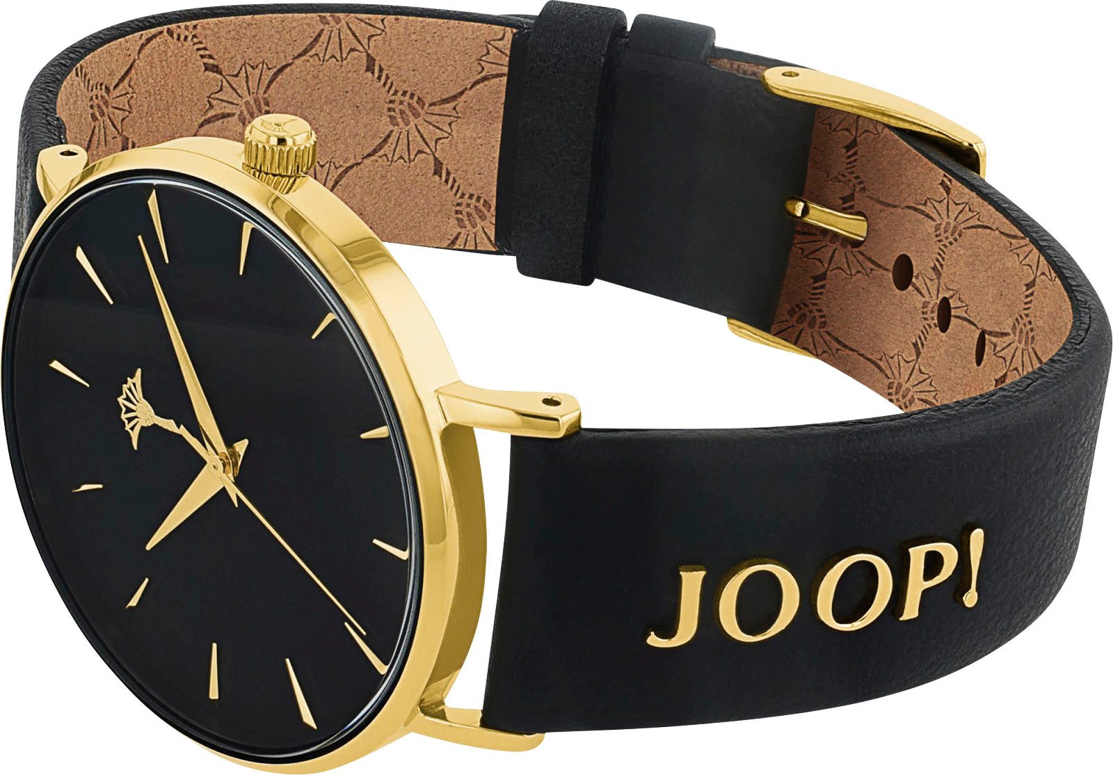 Joop! Kwartshorloge 2026575 Horloge, dameshorloge, leren band