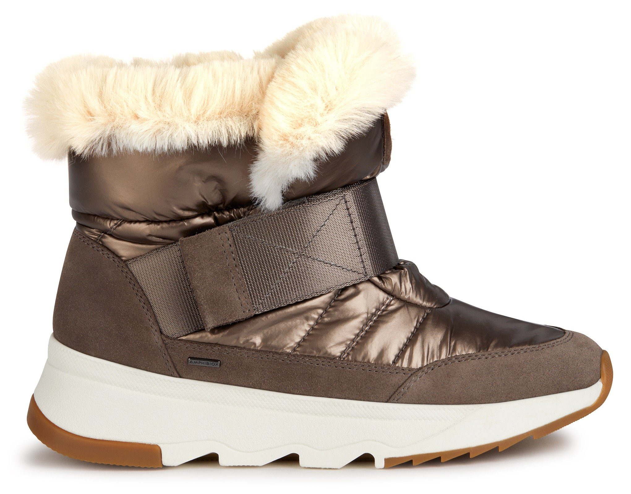 Geox Winterlaarzen D FALENA B ABX , snow, winter, sleehak, instapschoen in tex-uitvoering