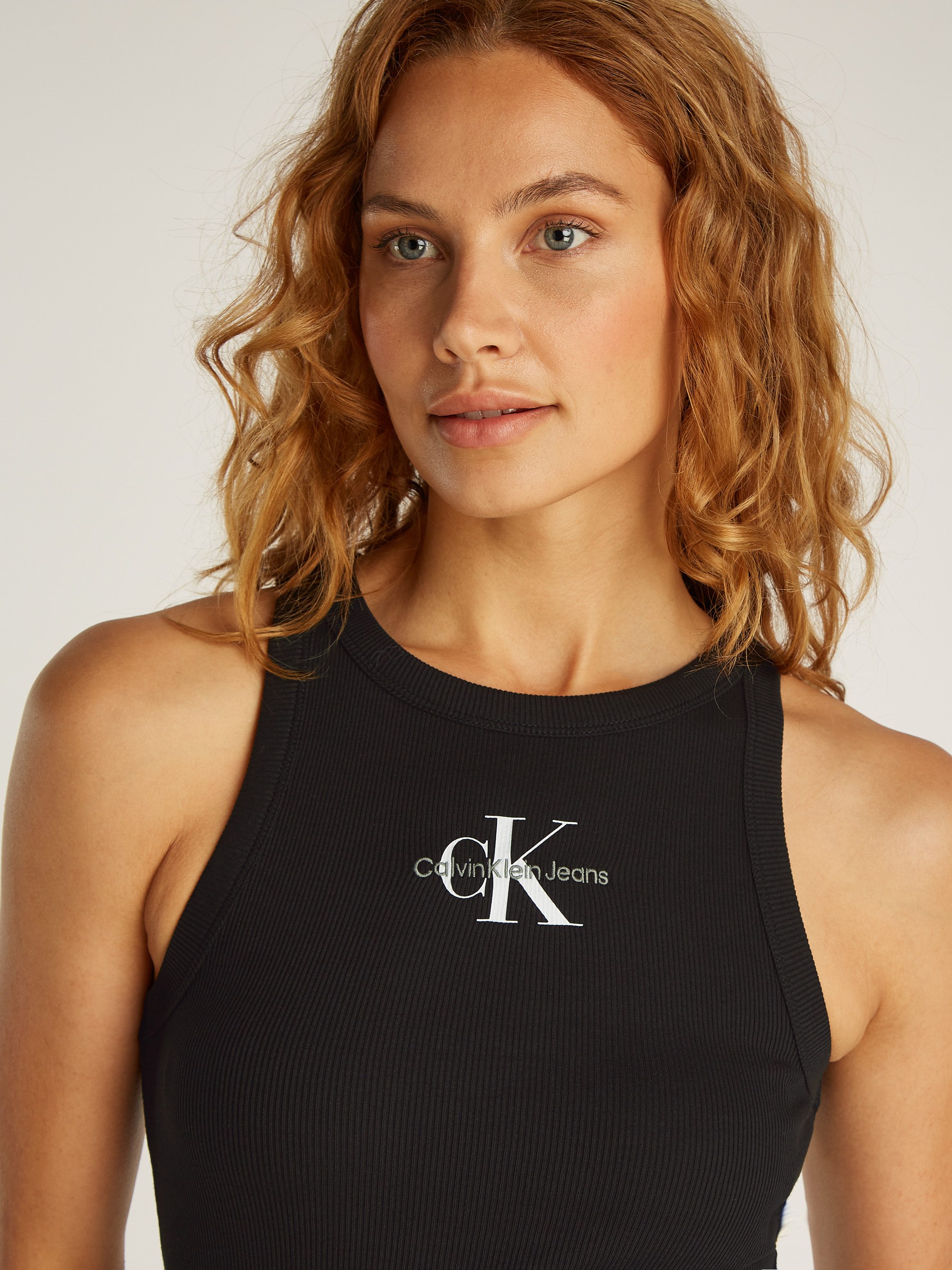 Calvin Klein Tanktop MONOLOGO RIB TANK TOP