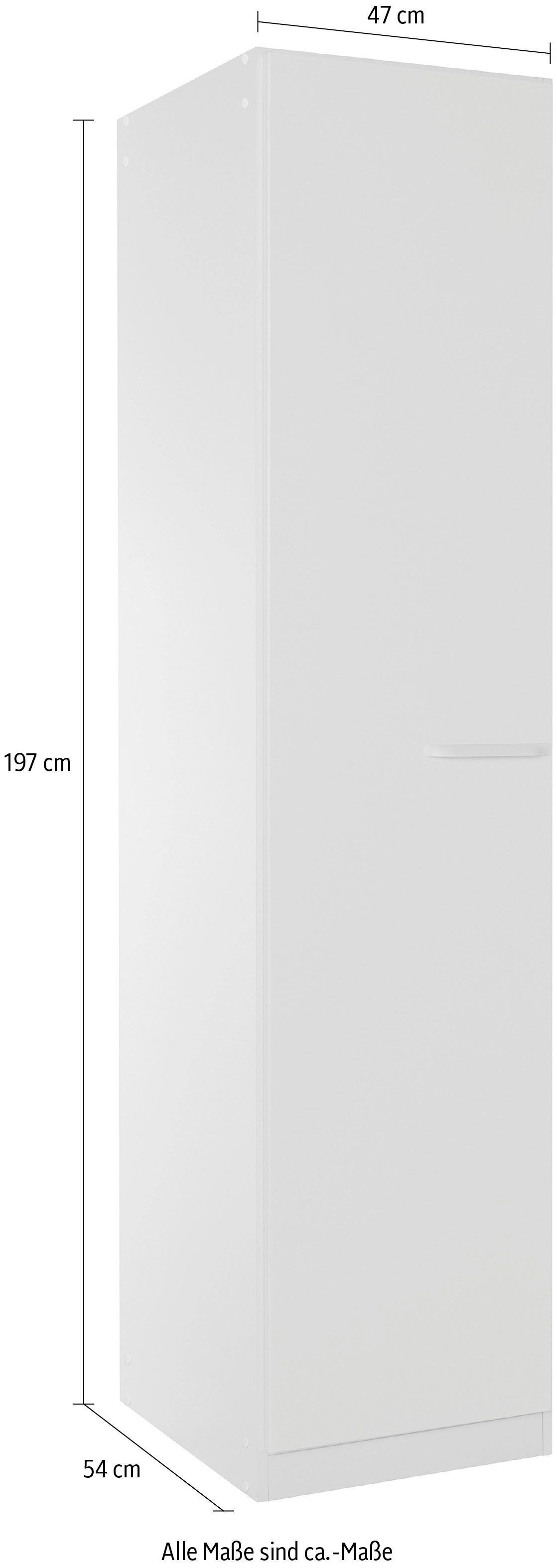 Draaideurkast Kledingkast VANDOR in drie breedtes, hoogte 197 cm, grepen in grijs metallic made in germany