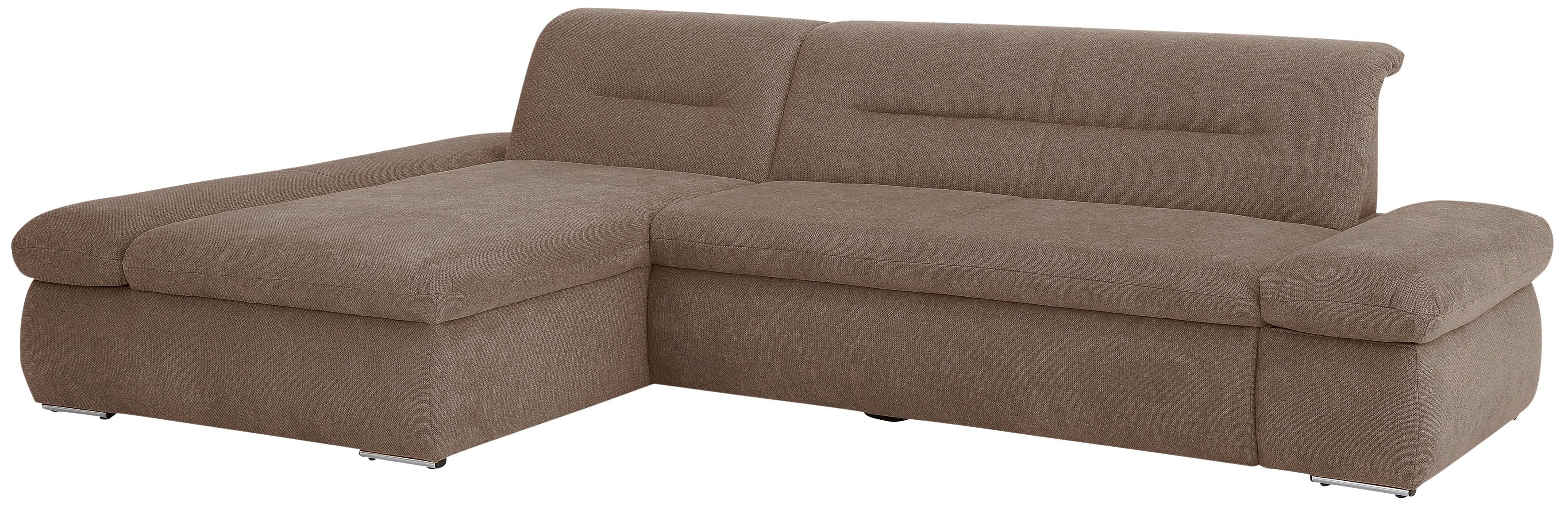 INOSIGN Hoekbank Avesa L-vorm Naar keuze met armleuningverstelling en slaapfunctie, bxdxh: 300x172x80cm