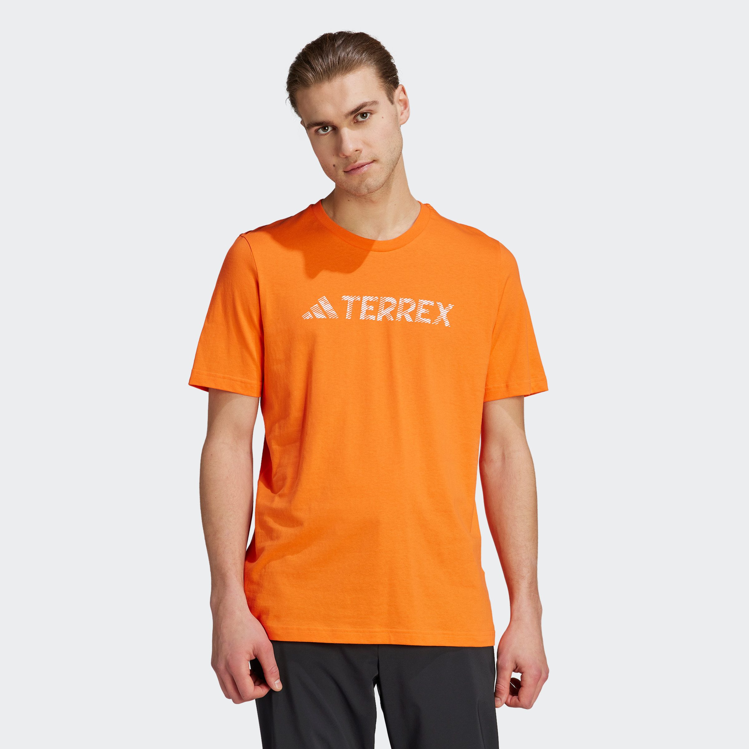 adidas TERREX Functioneel shirt TERREX CLASSIC LOGO heren fitness maat S oranje