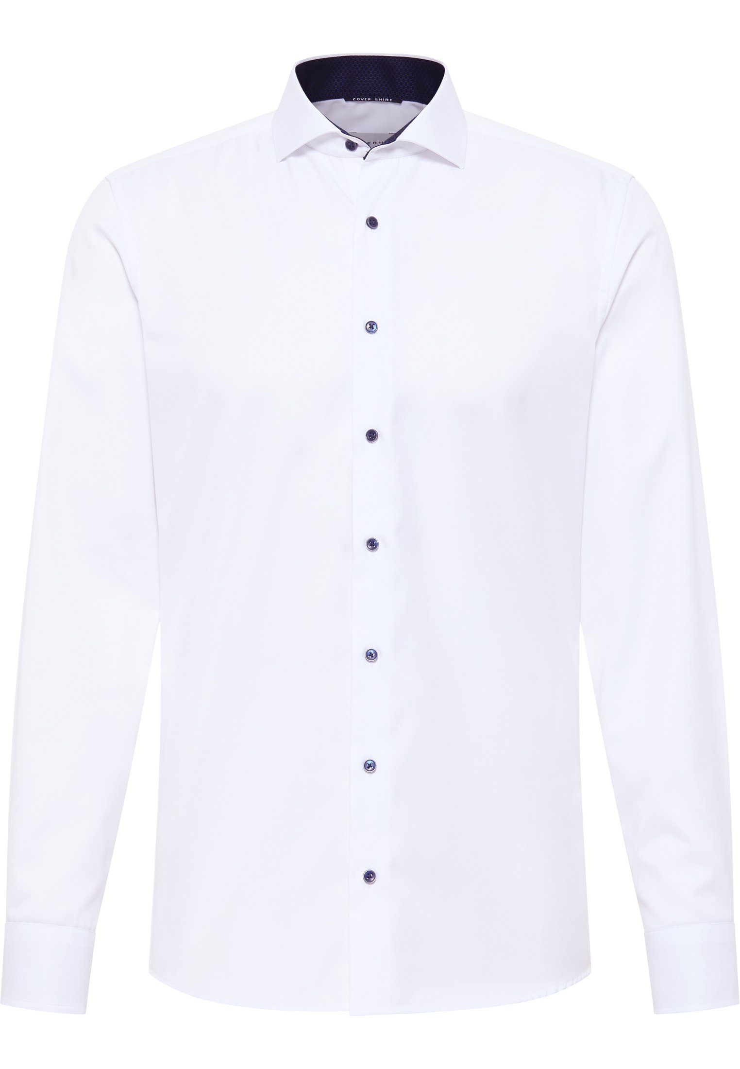Eterna Overhemd met lange mouwen Slim fit NON IRON (strijkvrij)