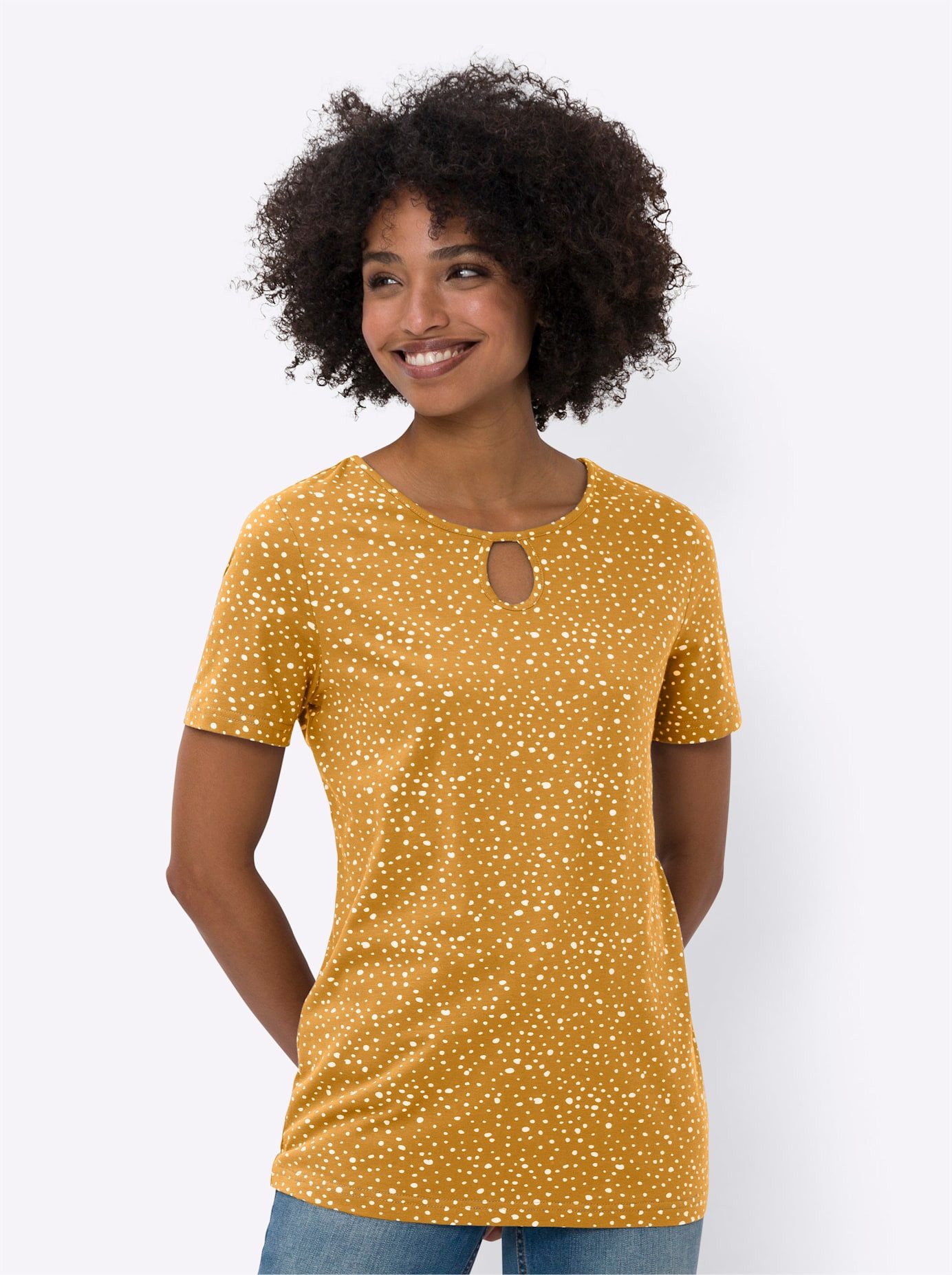 heine T-shirt Gedessineerd shirt (1-delig)