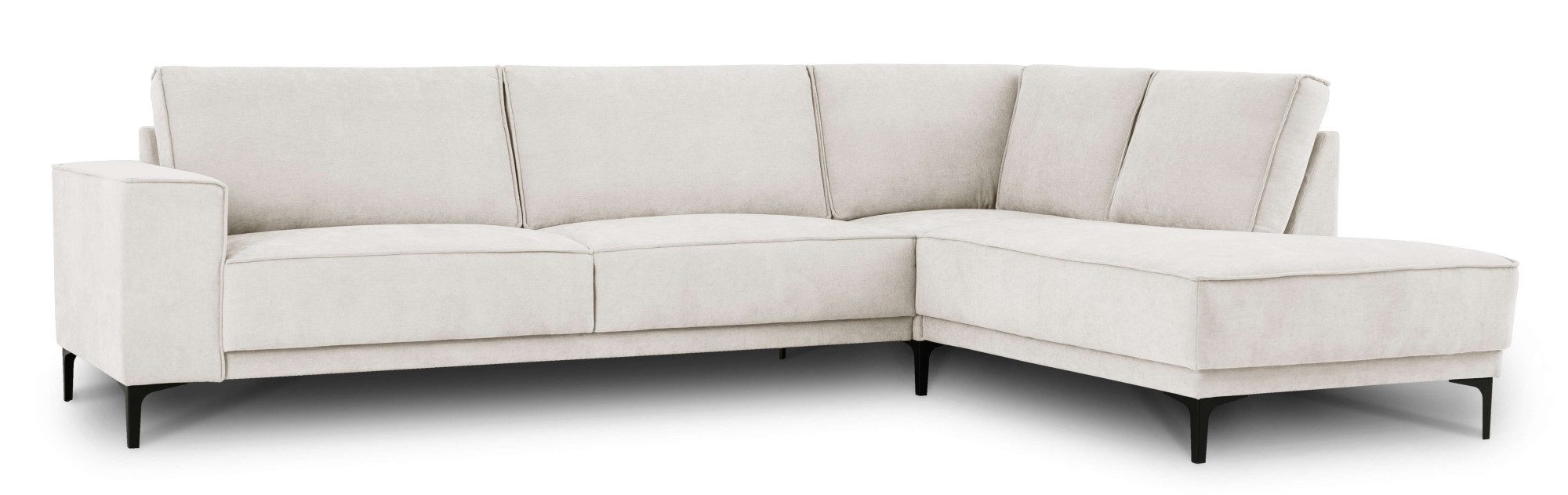 Places of Style Hoekbank Oland, structuur, platweefsel, luxe microvezel, bouclé