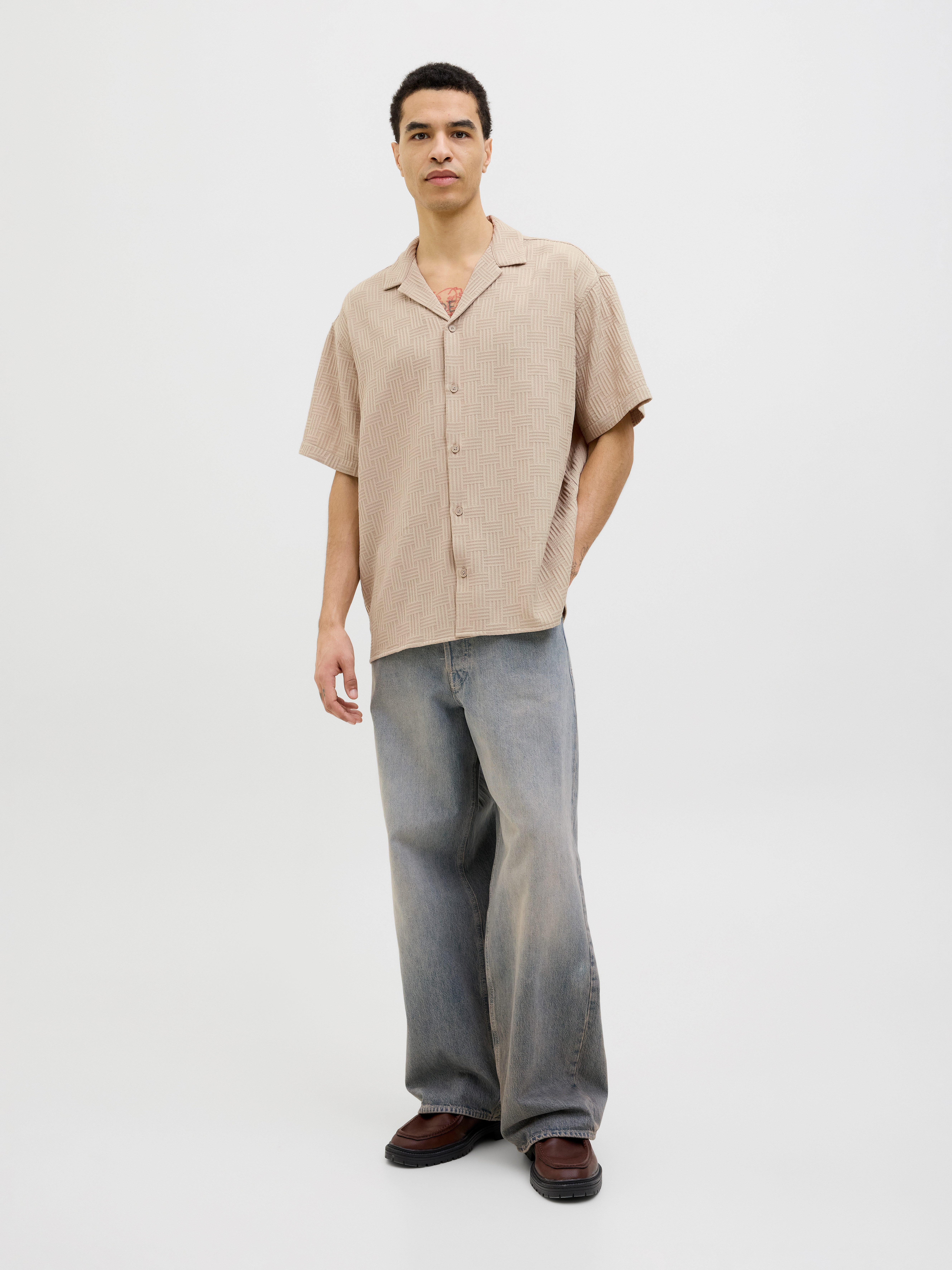 Jack & Jones Overhemd met korte mouwen JJEMATTEO RESORT SHIRT SS SN