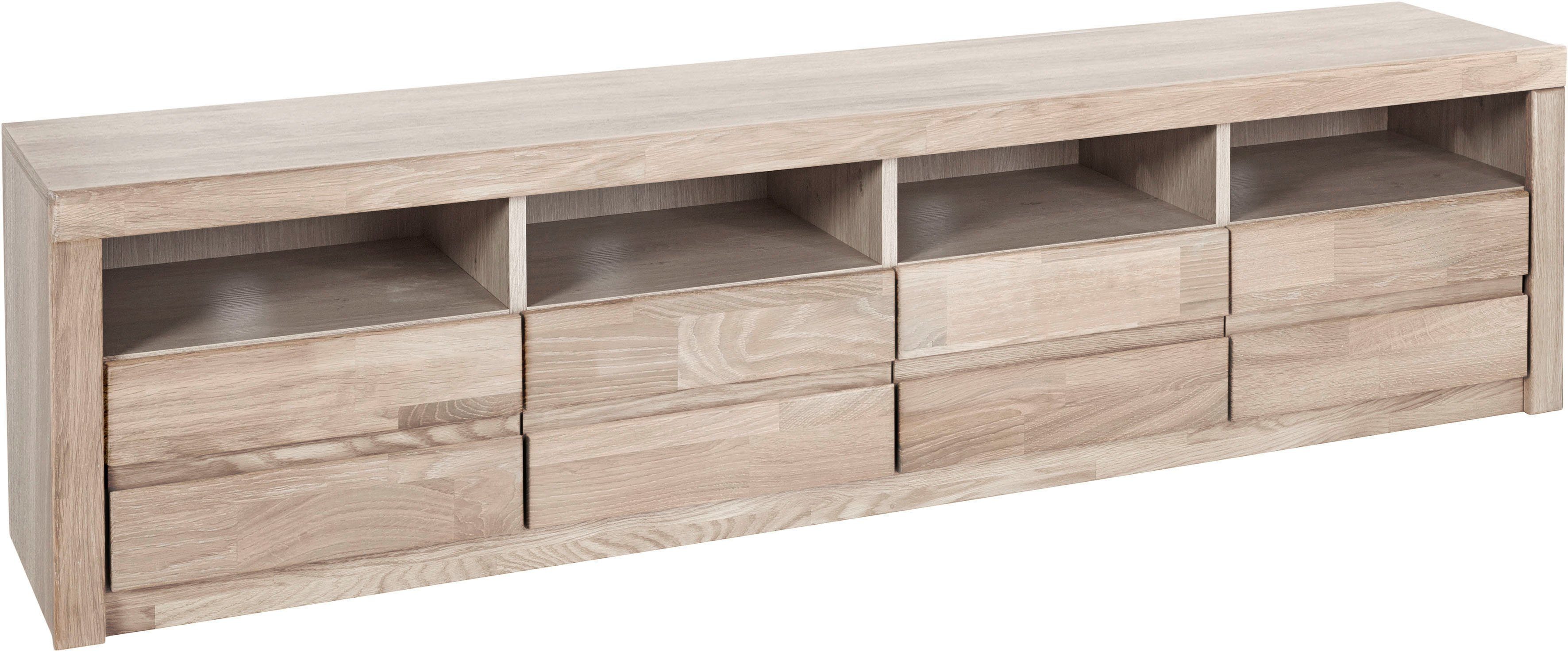 Home affaire Tv-meubel Silkeborg mooie greeploze look,breedte 180 cm