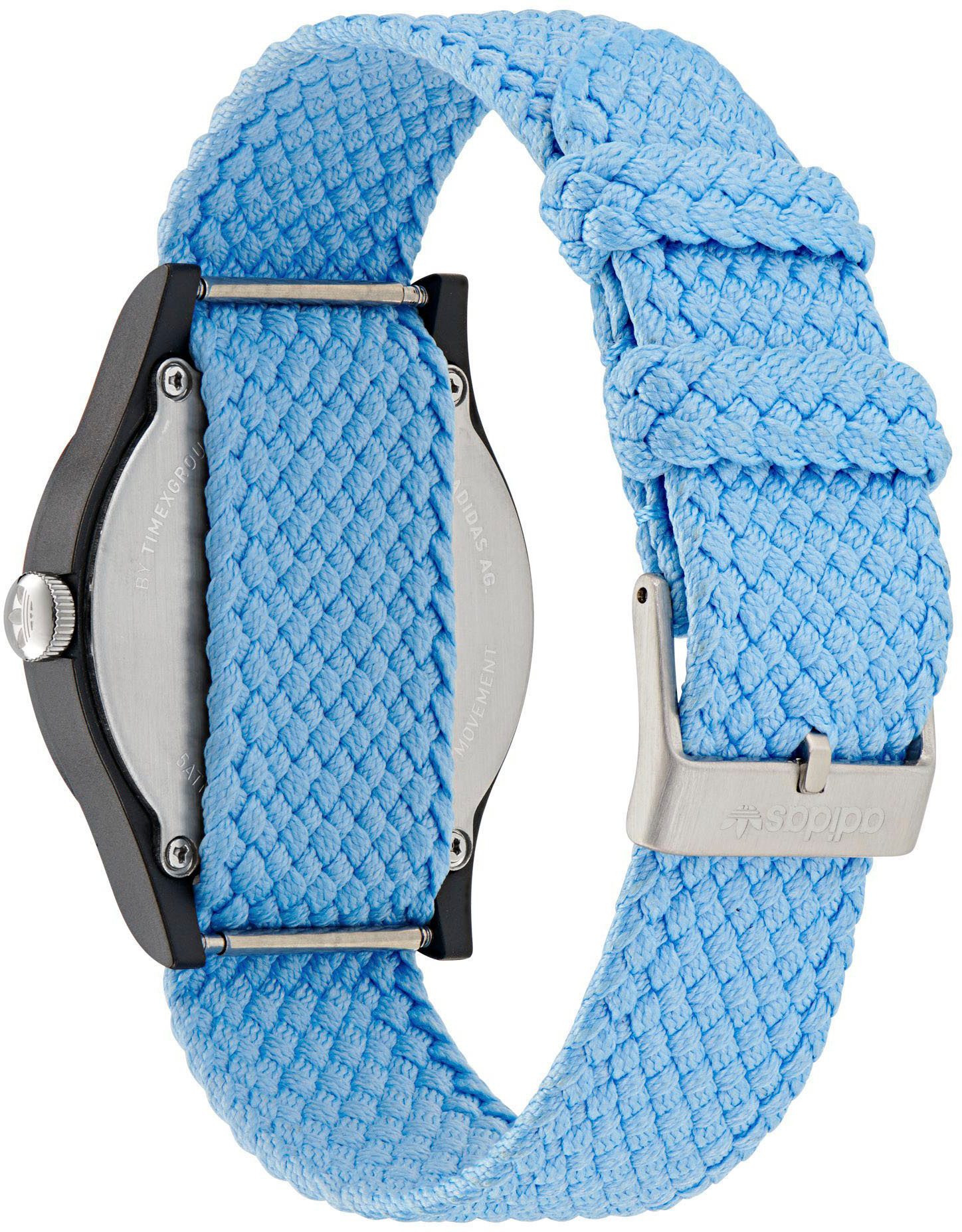 adidas Originals Kwartshorloge GAME ONE Polshorloge, herenhorloge, dameshorloge, nylon band, waterafstotend tot 5 bar
