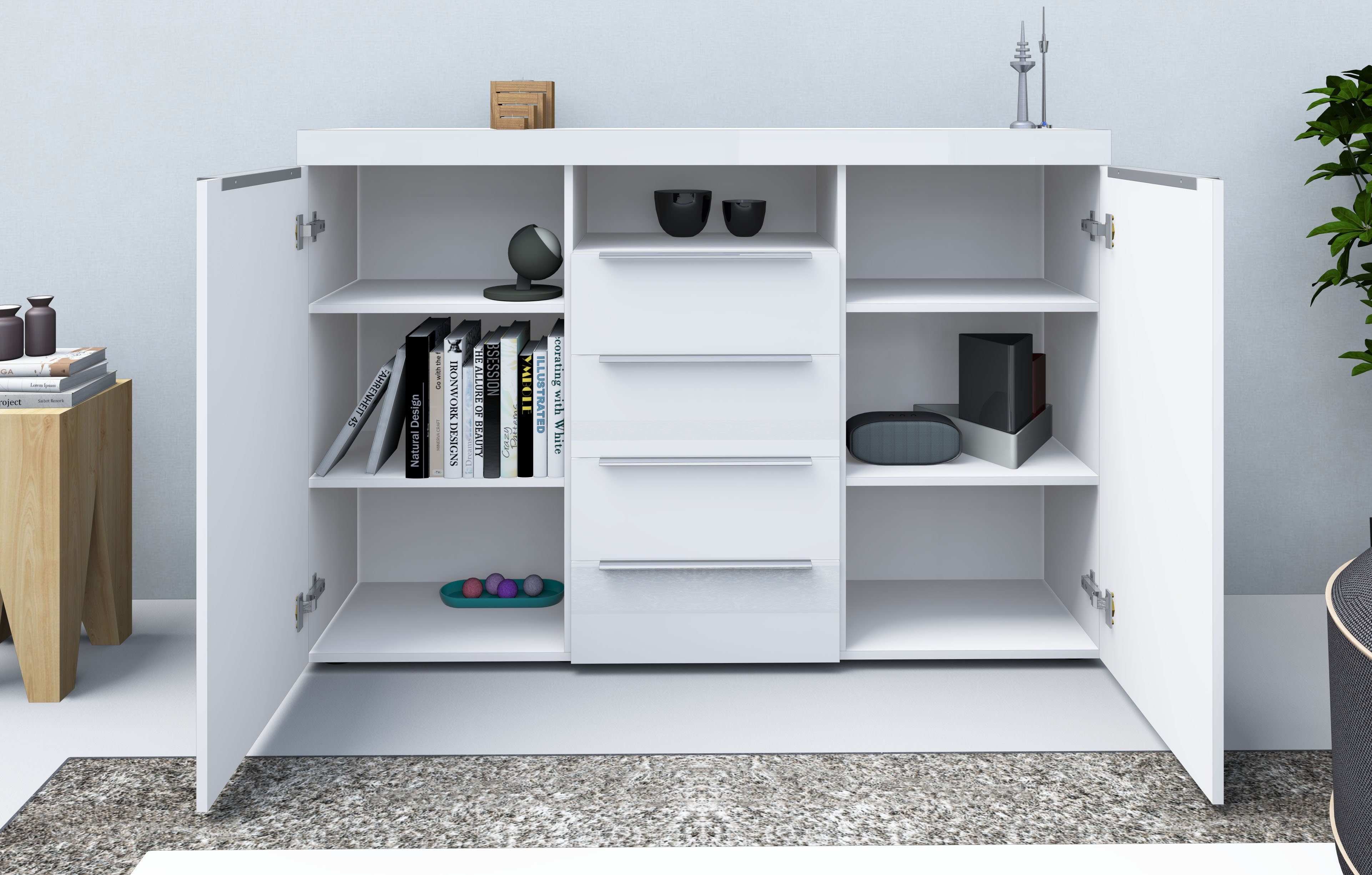 borchardt Möbel Highboard Durban Breedte 139 cm