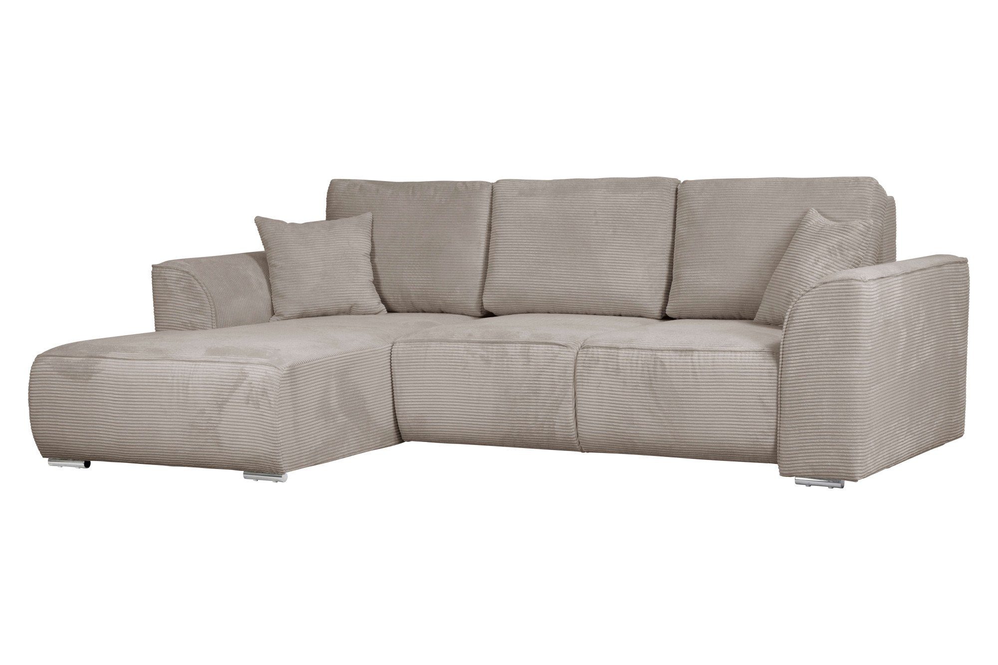 INOSIGN Hoekbank BEATRICE optionele slaapbank met bedlade, B/D/H: 265/170/86 cm